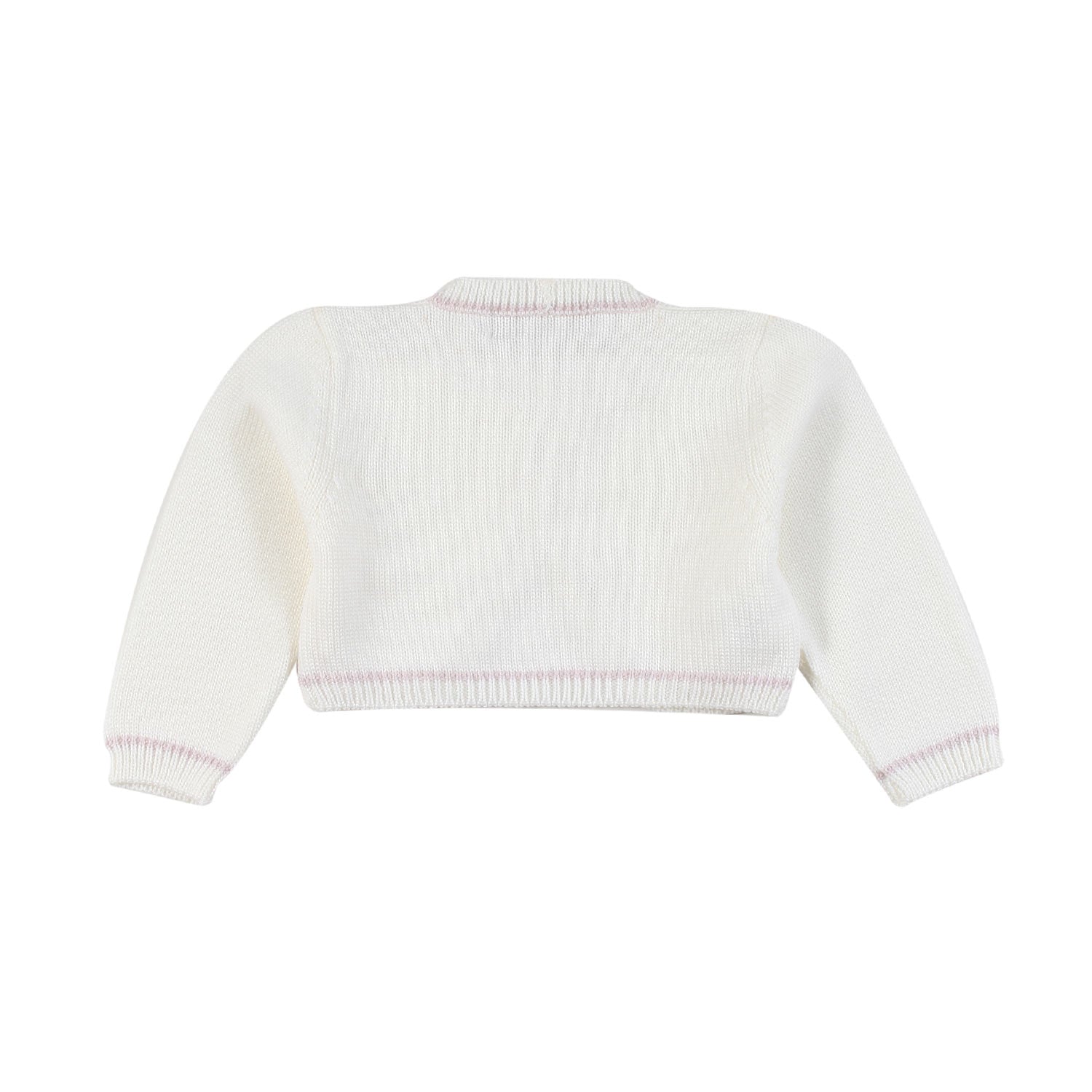 Scaldacuore La Stupenderia panna e rosa Bimba - annameglio.com abbigliamento moda