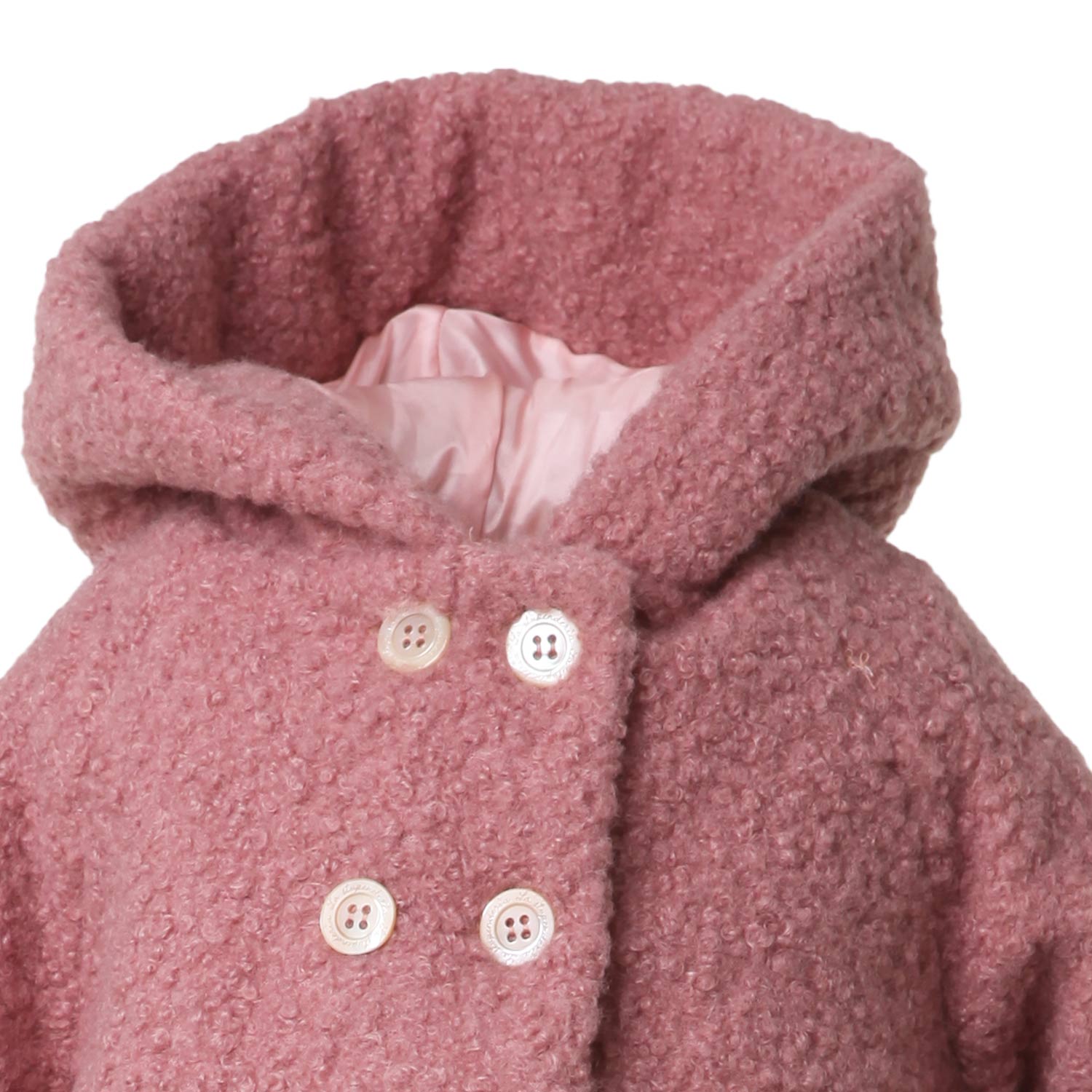 Cappotto teddy La Stupenderia rosa antico Bimba - annameglio.com abbigliamento moda