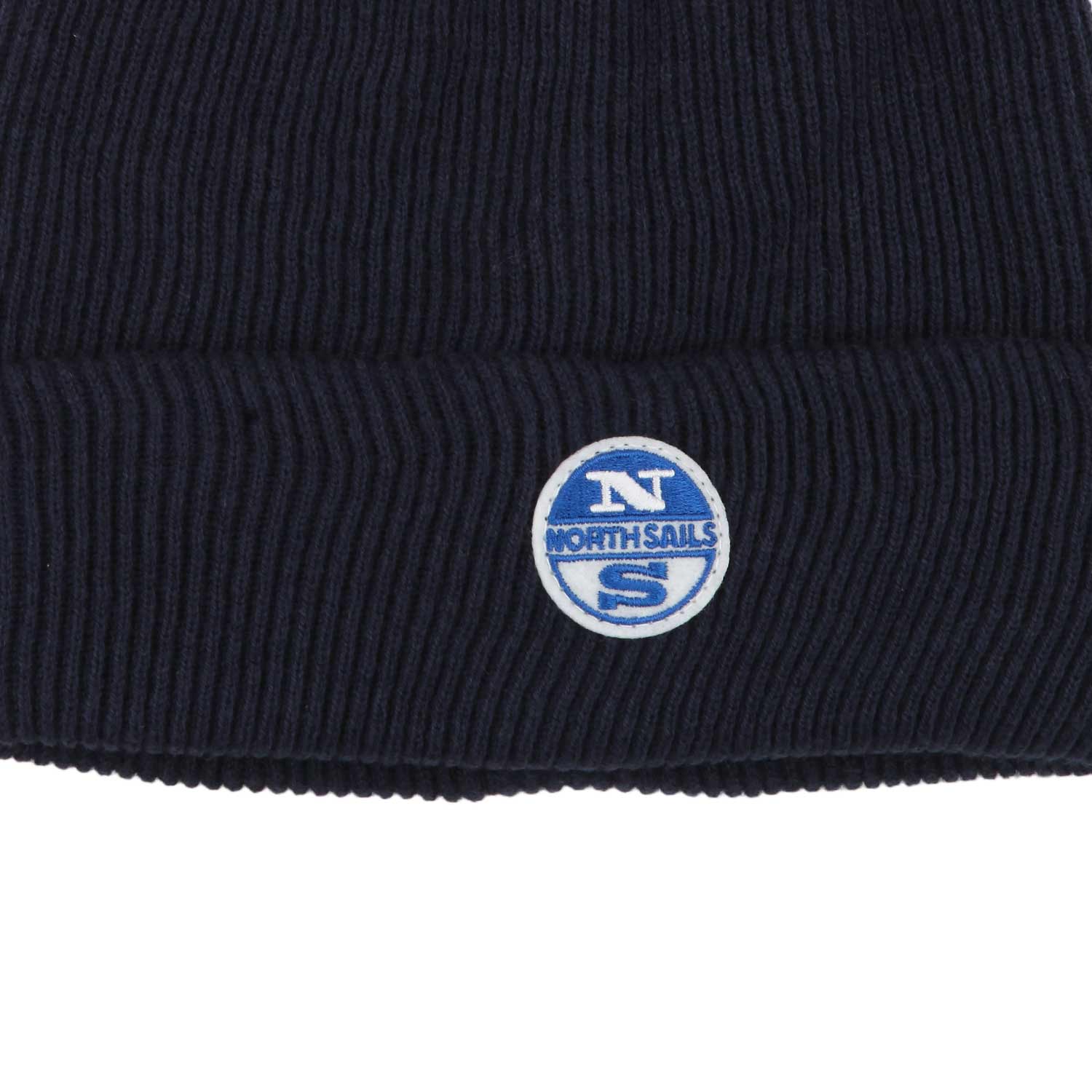 Berretto patch logo blu navy - annameglio.com abbigliamento moda