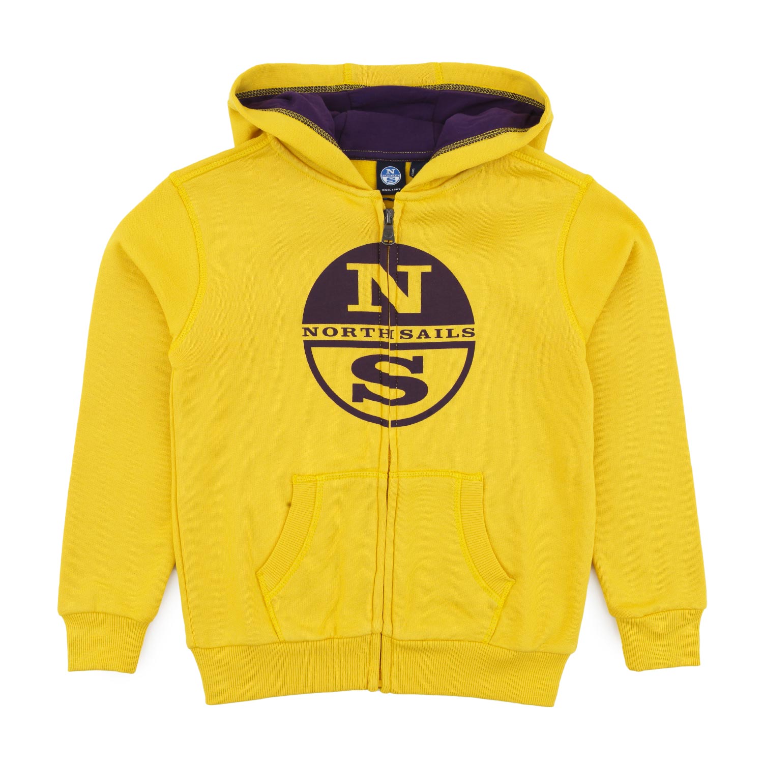 Maglia con cappuccio gialla a contrasto - annameglio.com abbigliamento moda