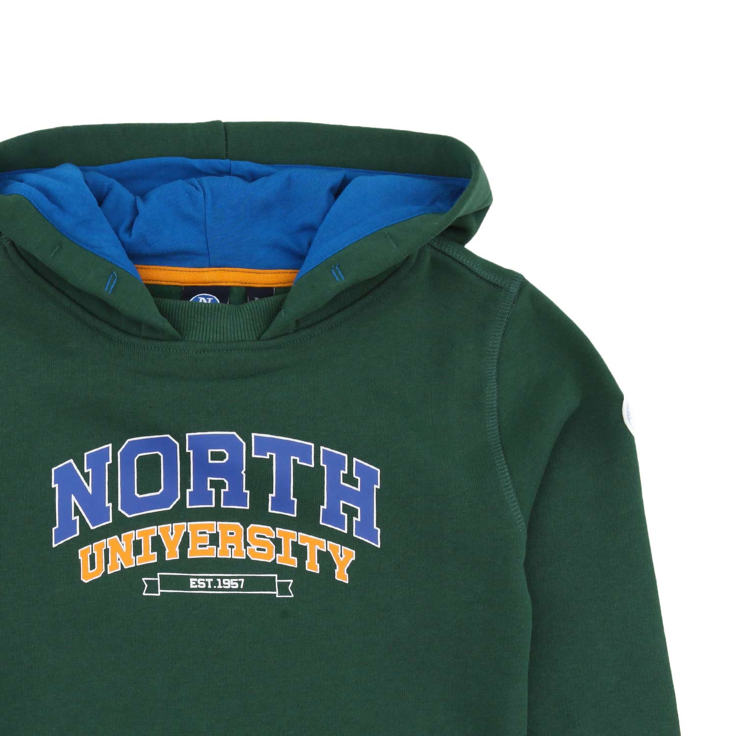 Felpa verde con dettagli a contrasto - annameglio.com abbigliamento moda