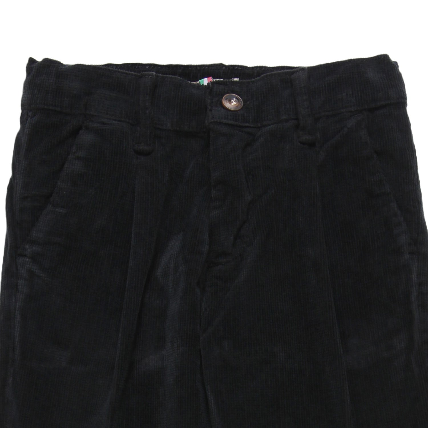 Pantalone NK Vattern in velluto nero - annameglio.com abbigliamento moda