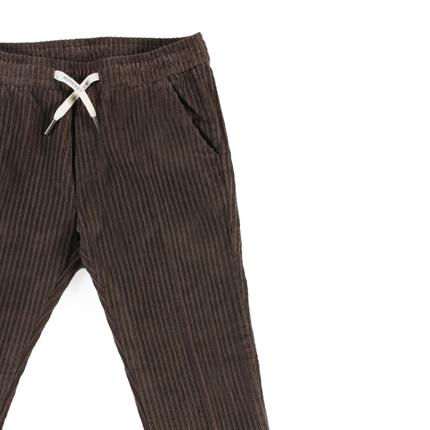 Pantalone NK Ghirla in velluto marrone - annameglio.com abbigliamento moda