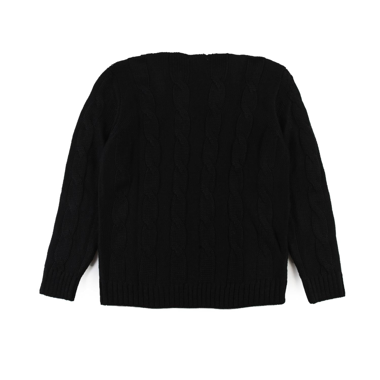 Pullover collo tricot misto lana nero teen - annameglio.com abbigliamento moda