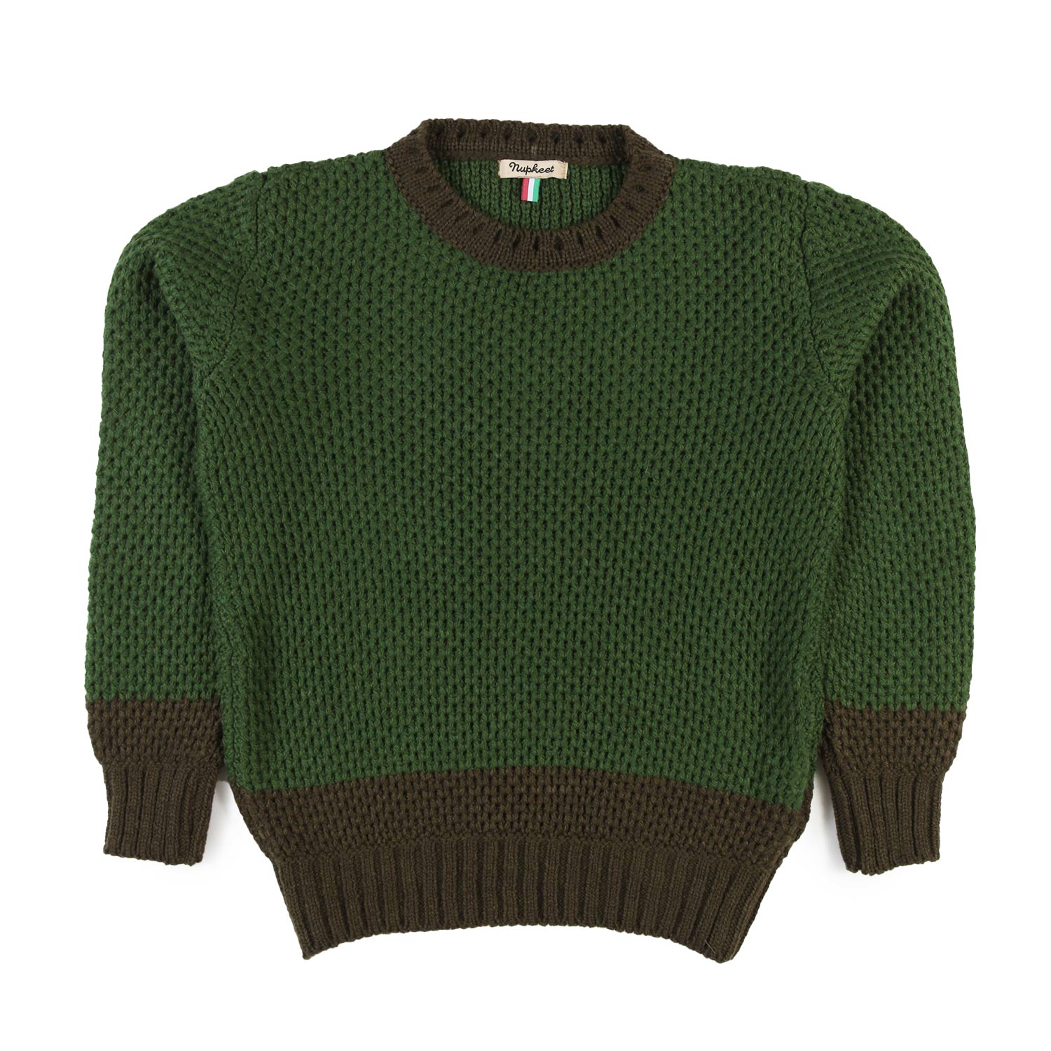 Maglione NK Terlago verde e militare - annameglio.com abbigliamento moda