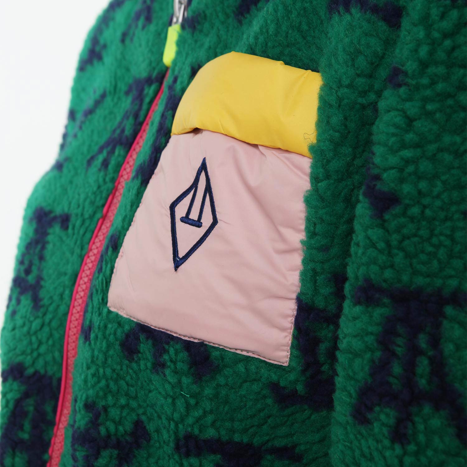 Giacca unisex Sheep verde e multicolor - annameglio.com abbigliamento moda