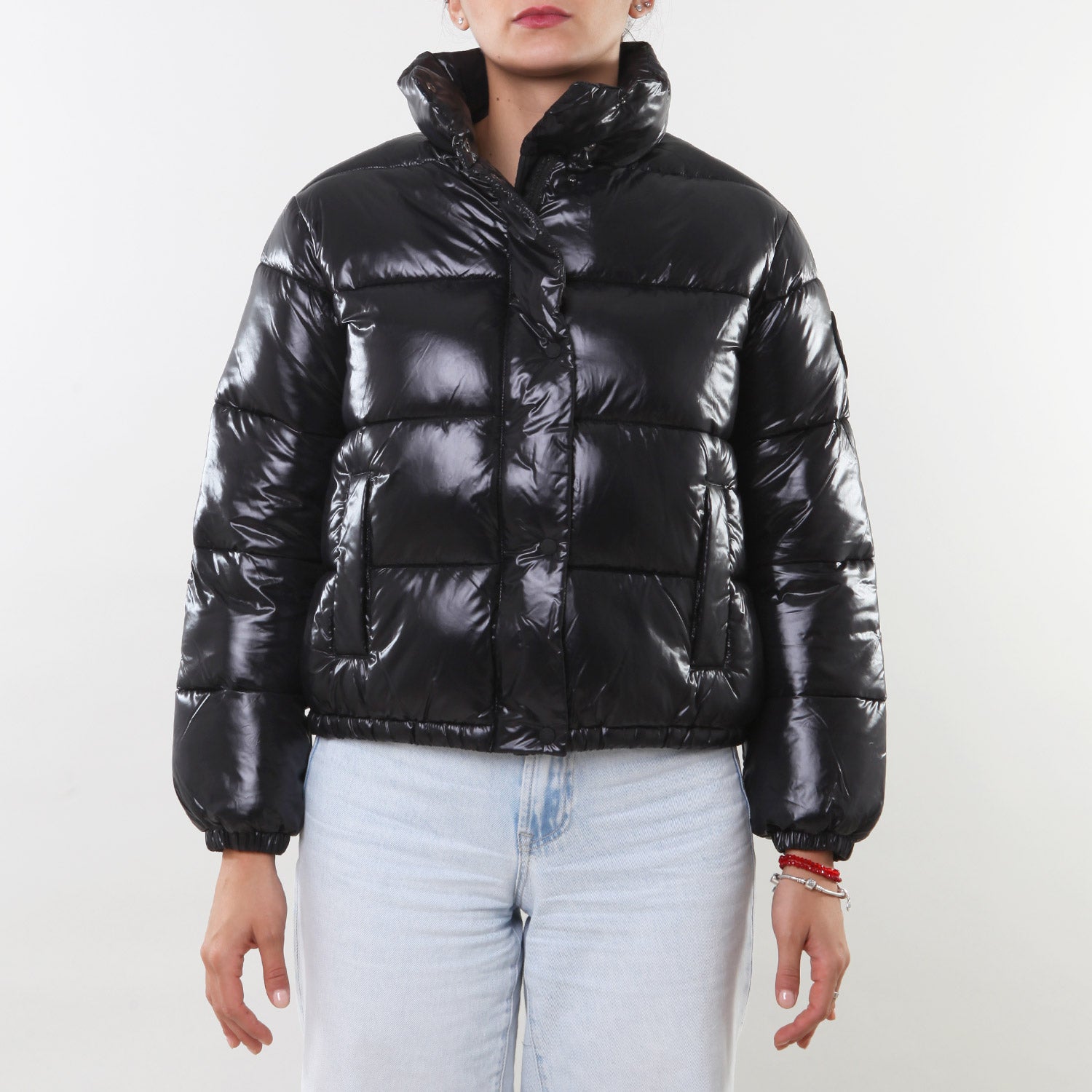 Piumino Cini nero semilucido Bambina e Ragazza - annameglio.com abbigliamento moda