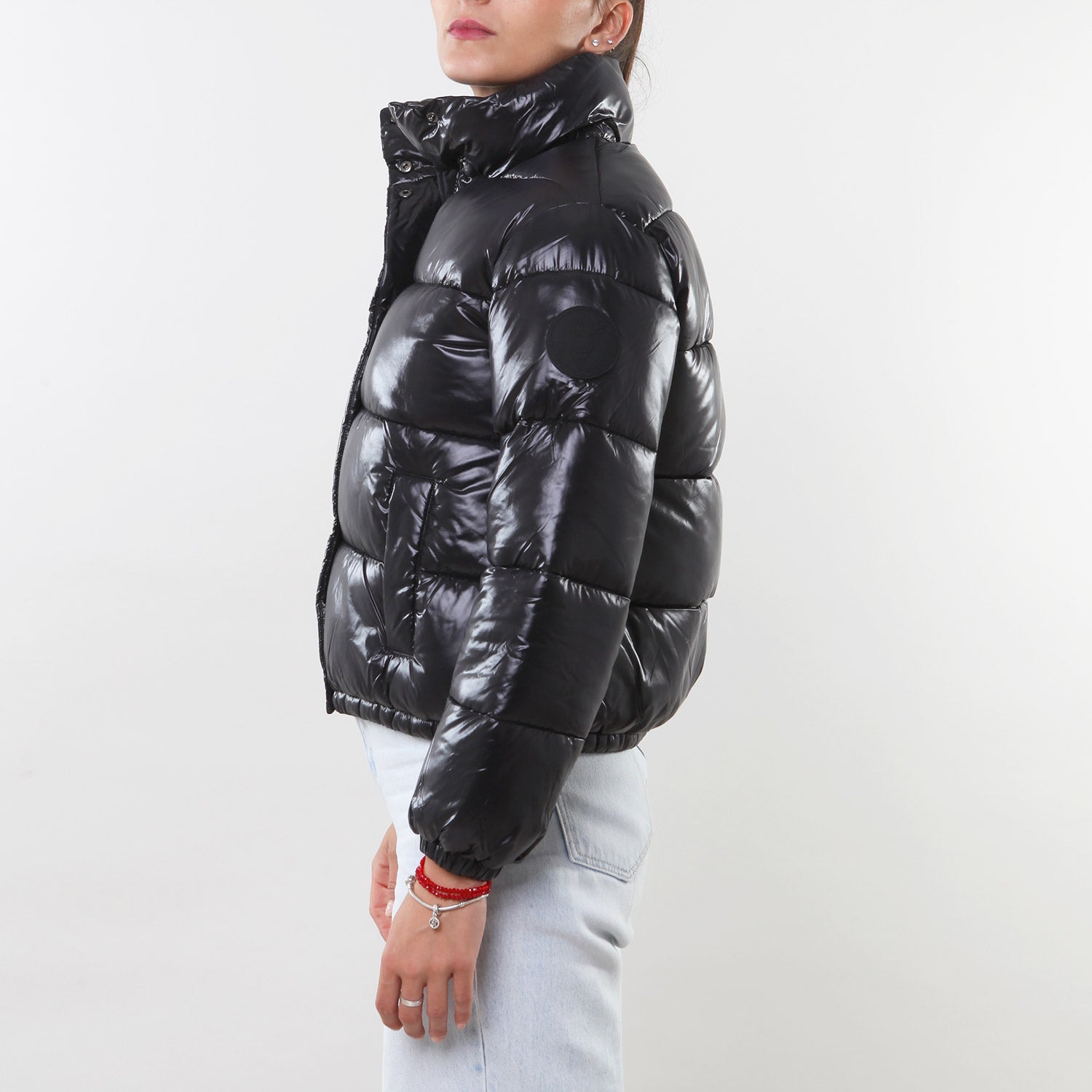 Piumino Cini nero semilucido Bambina e Ragazza - annameglio.com abbigliamento moda