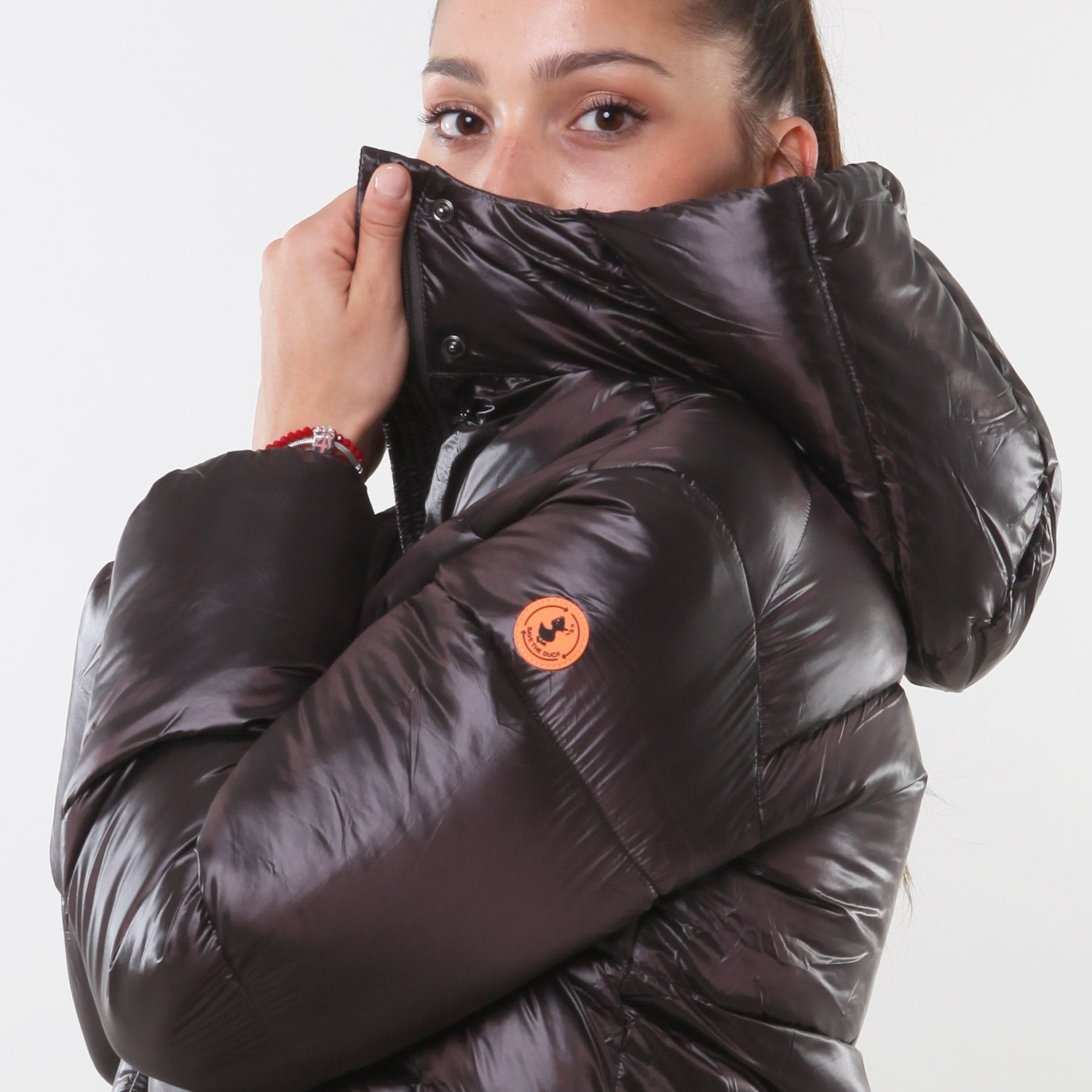 Piumino Ili marrone cangiante Bambina e Ragazza - annameglio.com abbigliamento moda