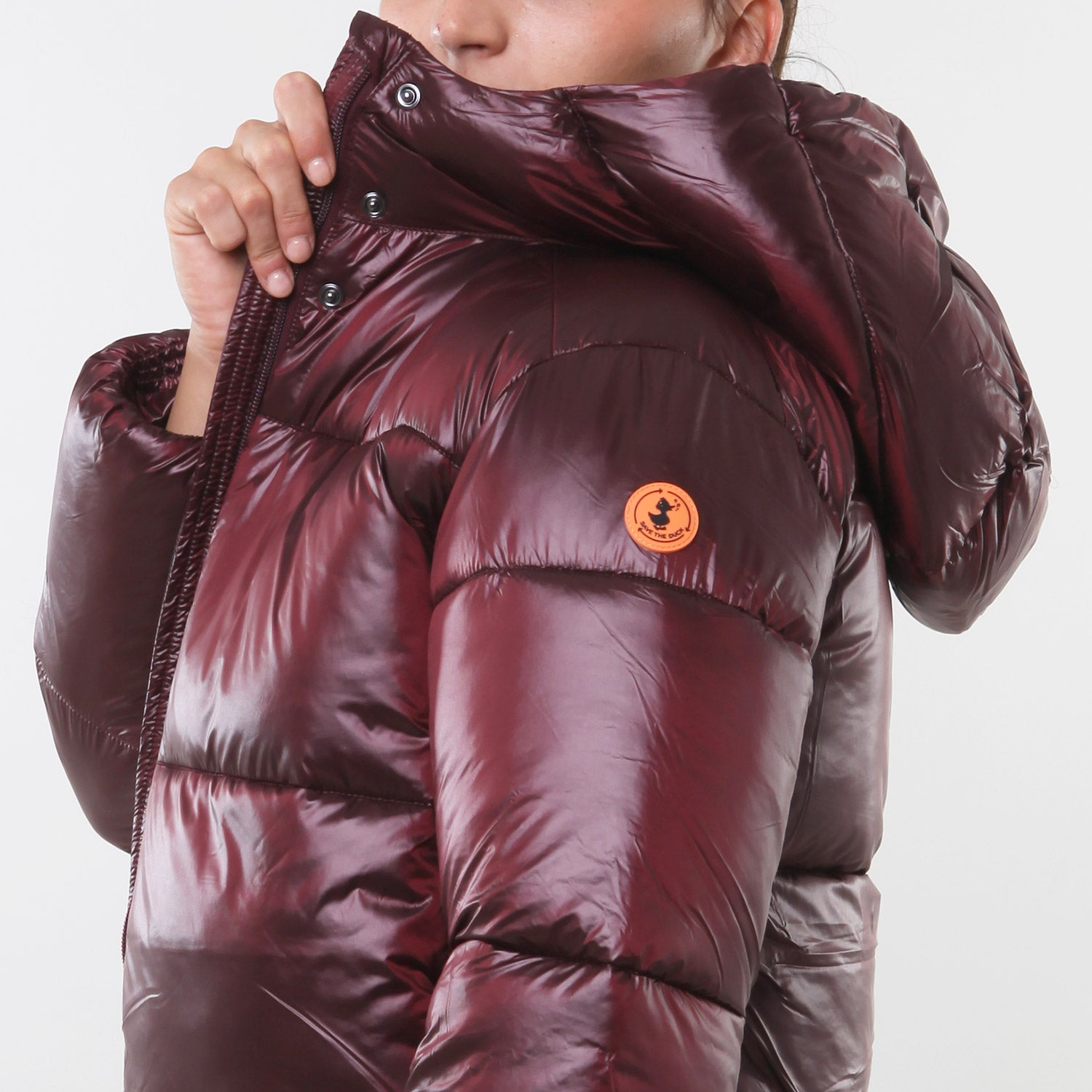 Piumino Ili bordeaux cangiante Bambina e Ragazza - annameglio.com abbigliamento moda