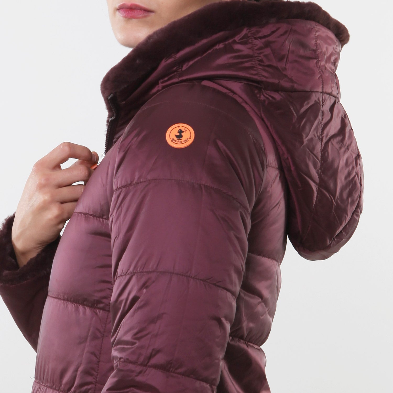 Giubbotto reversibile Flora bordeaux Bambina e Rag - annameglio.com abbigliamento moda