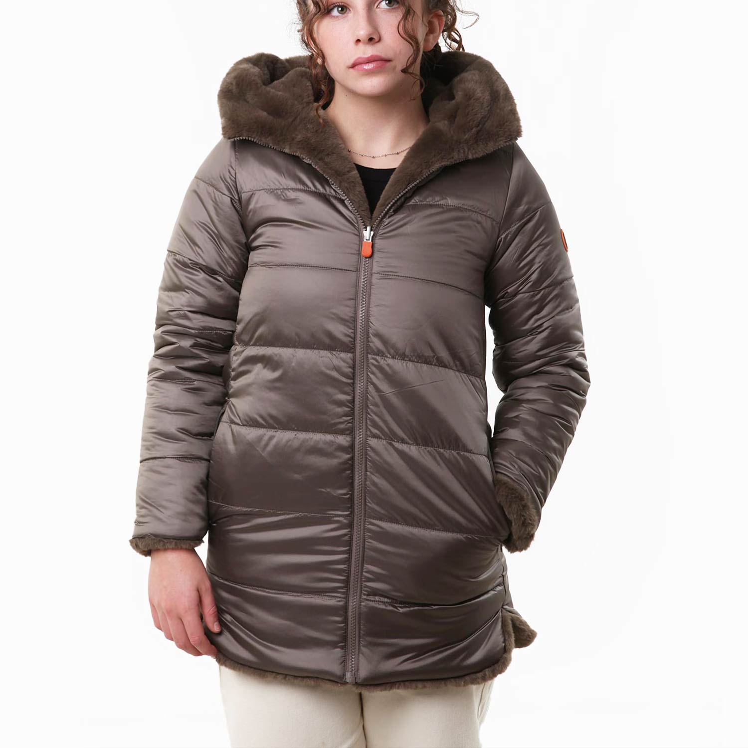 Giubbotto reversibile Flora fango Bambina e Ragazz - annameglio.com abbigliamento moda