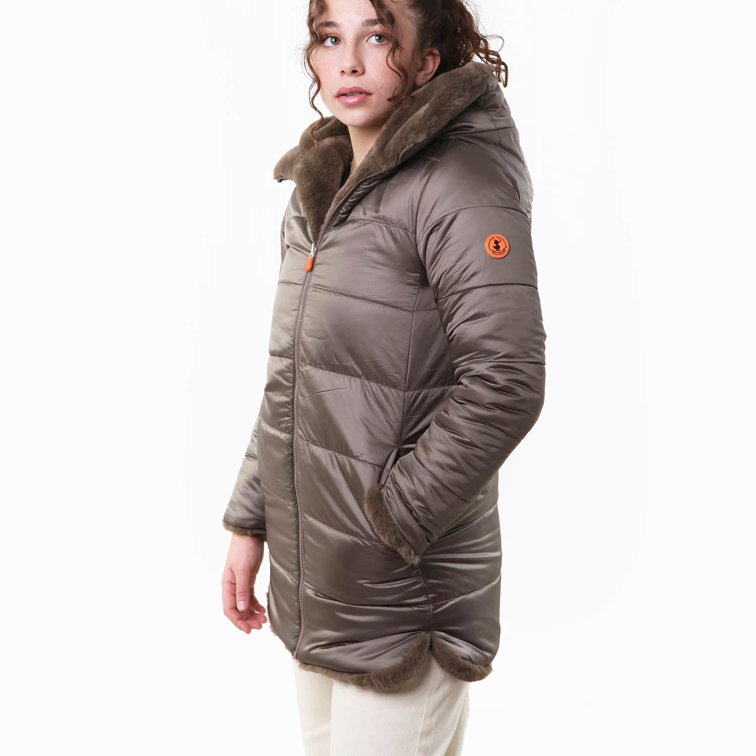 Giubbotto reversibile Flora fango Bambina e Ragazz - annameglio.com abbigliamento moda