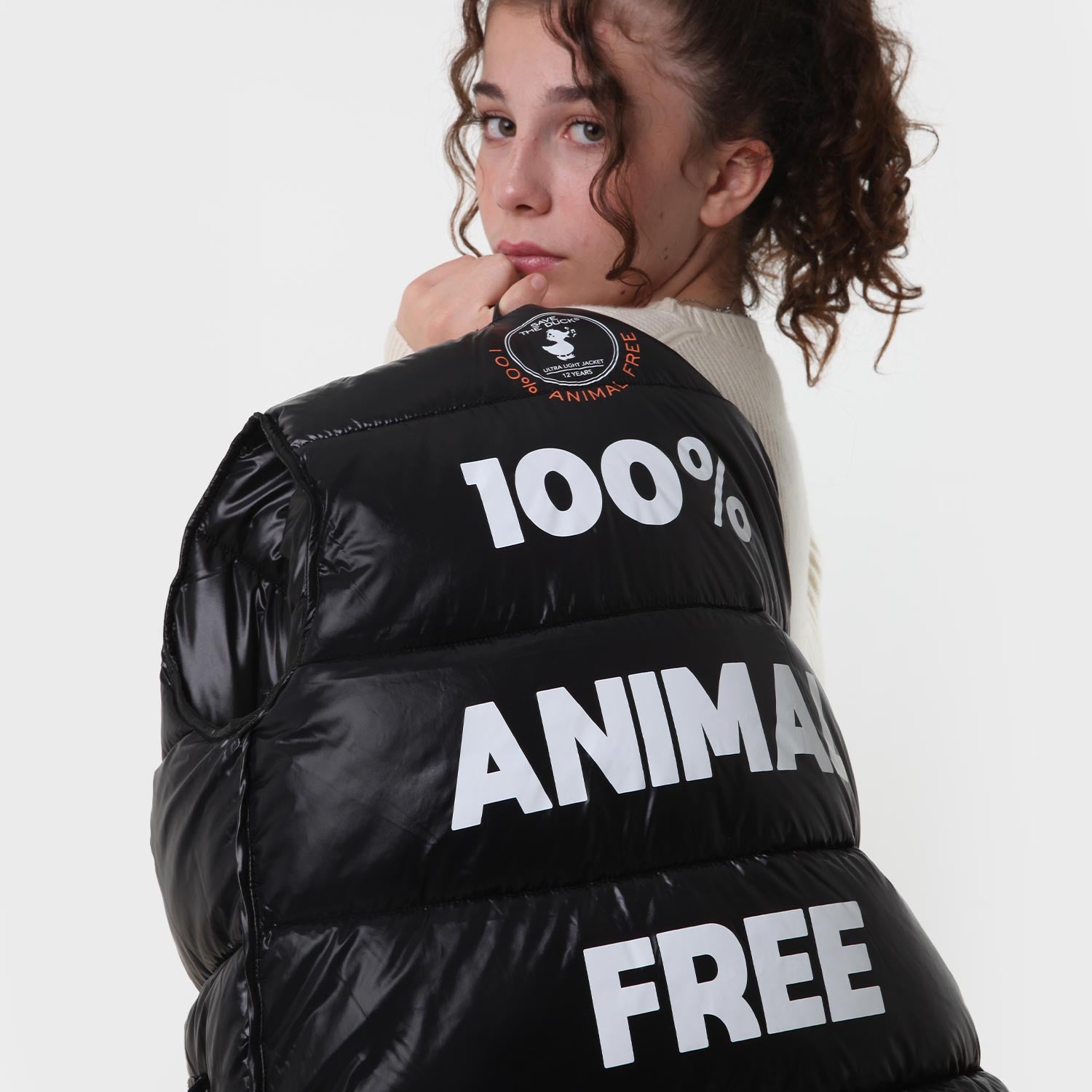 Piumino gilet Uma nero semilucido Teen e Ragazza - annameglio.com abbigliamento moda