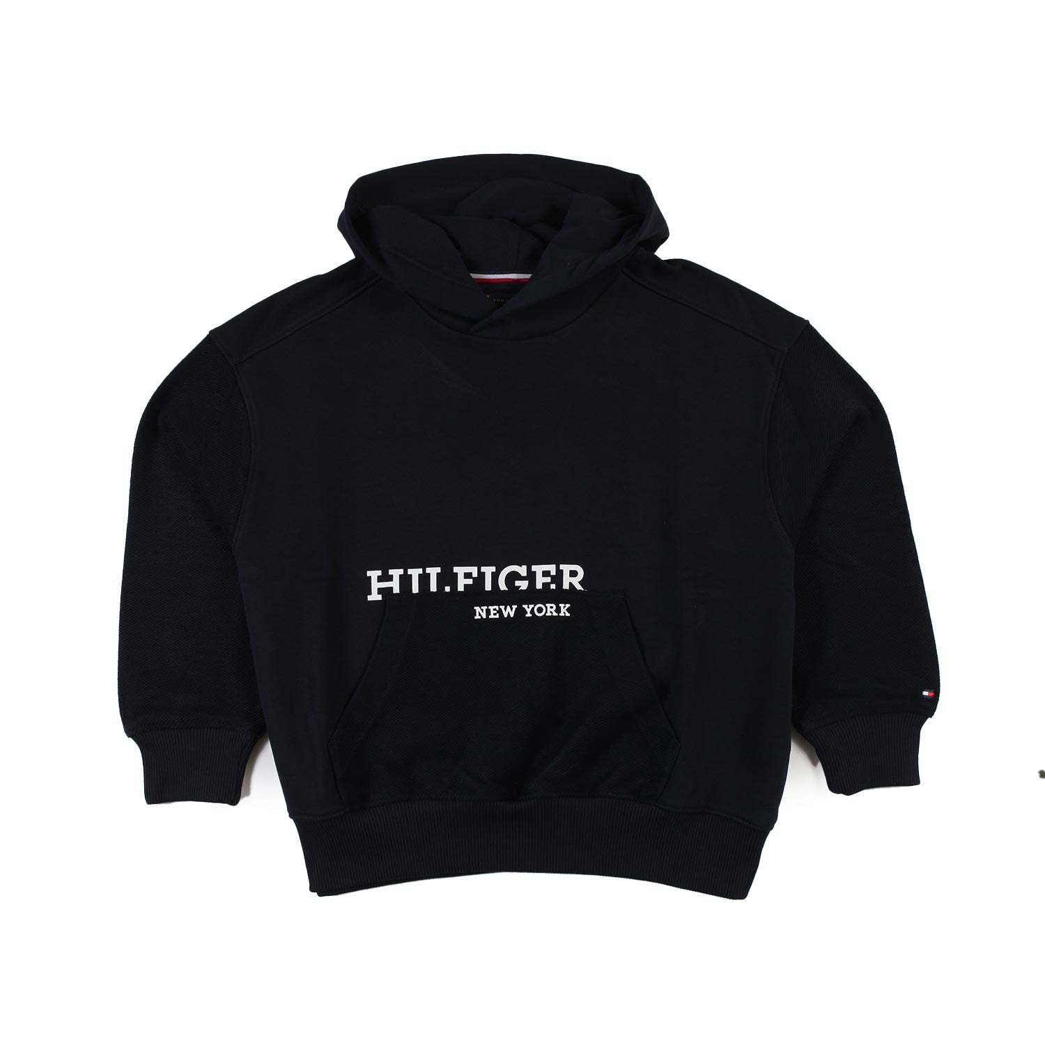 Felpa hoodie Hilfiger blu bambino e ragazzo - annameglio.com abbigliamento moda