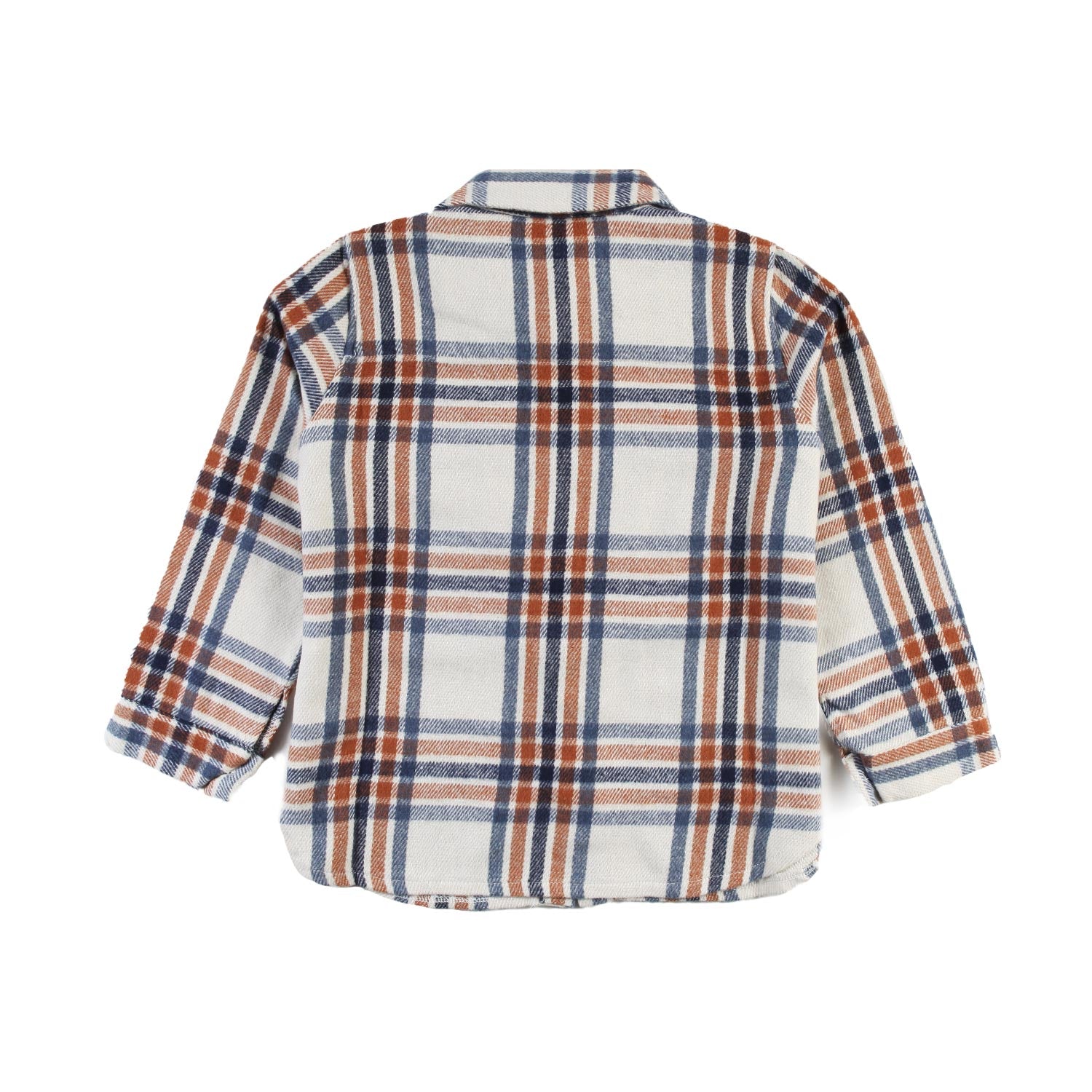 Camicia tartan Zhoe e Tobiah panna e blu Bambino - annameglio.com abbigliamento moda