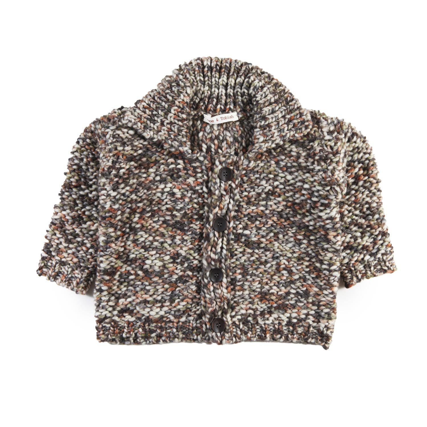 Cardigan Zhoe e Tobiah verde melange Bimbo - annameglio.com abbigliamento moda