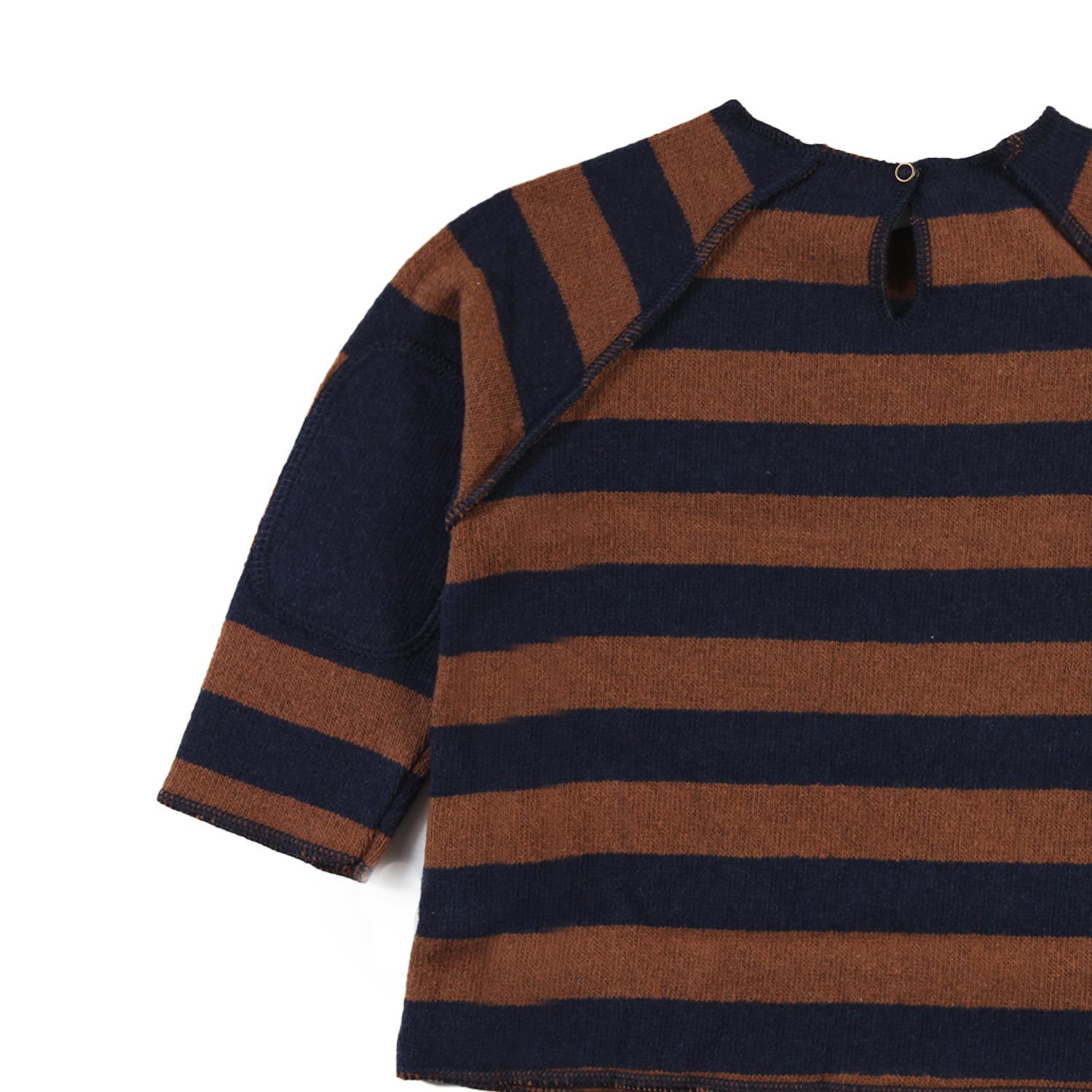 Maglia Zhoe e Tobiah blu e tabacco Bimba - annameglio.com abbigliamento moda