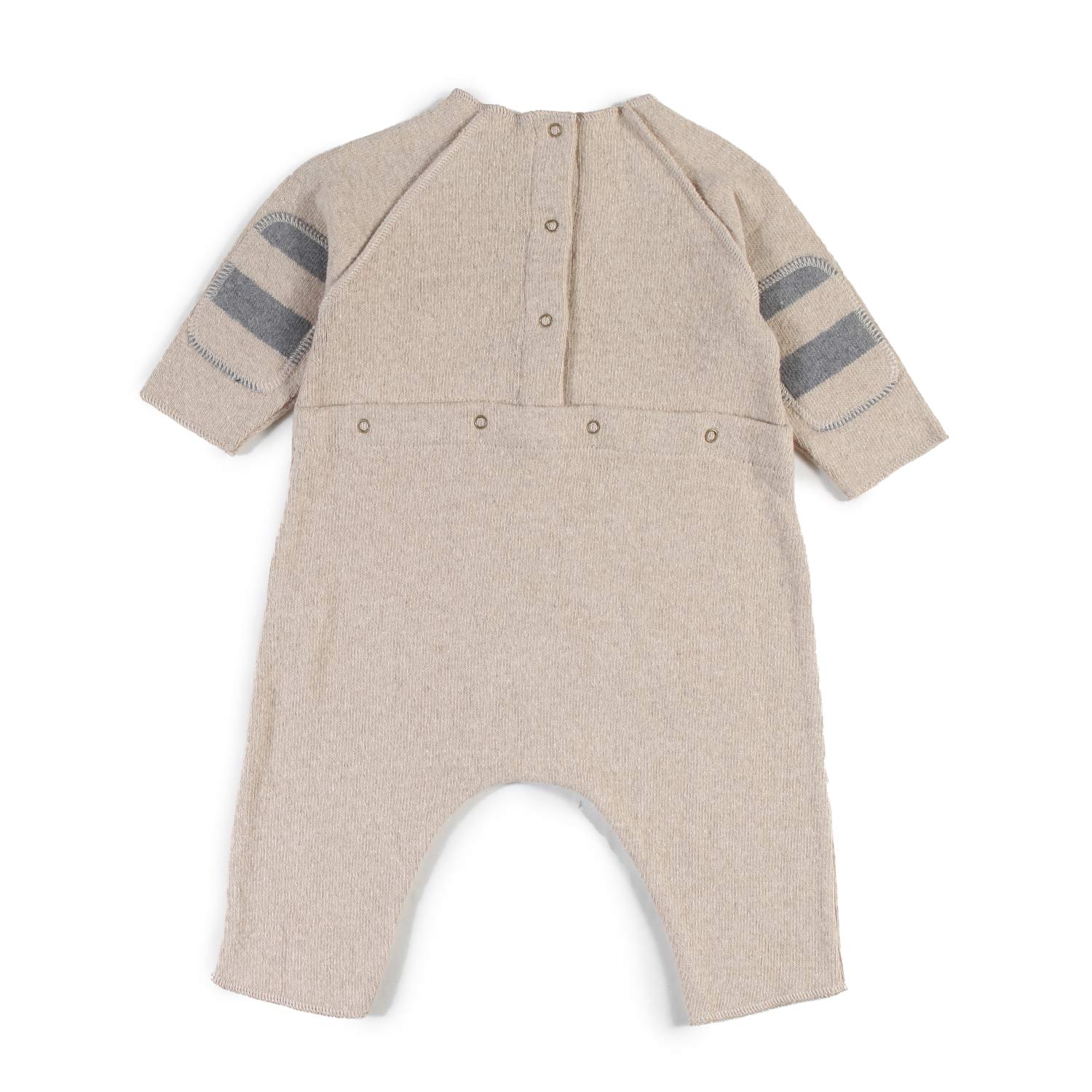 Tutina interlock Zhoe e Tobiah ecru Bimbo e Bimba - annameglio.com abbigliamento moda