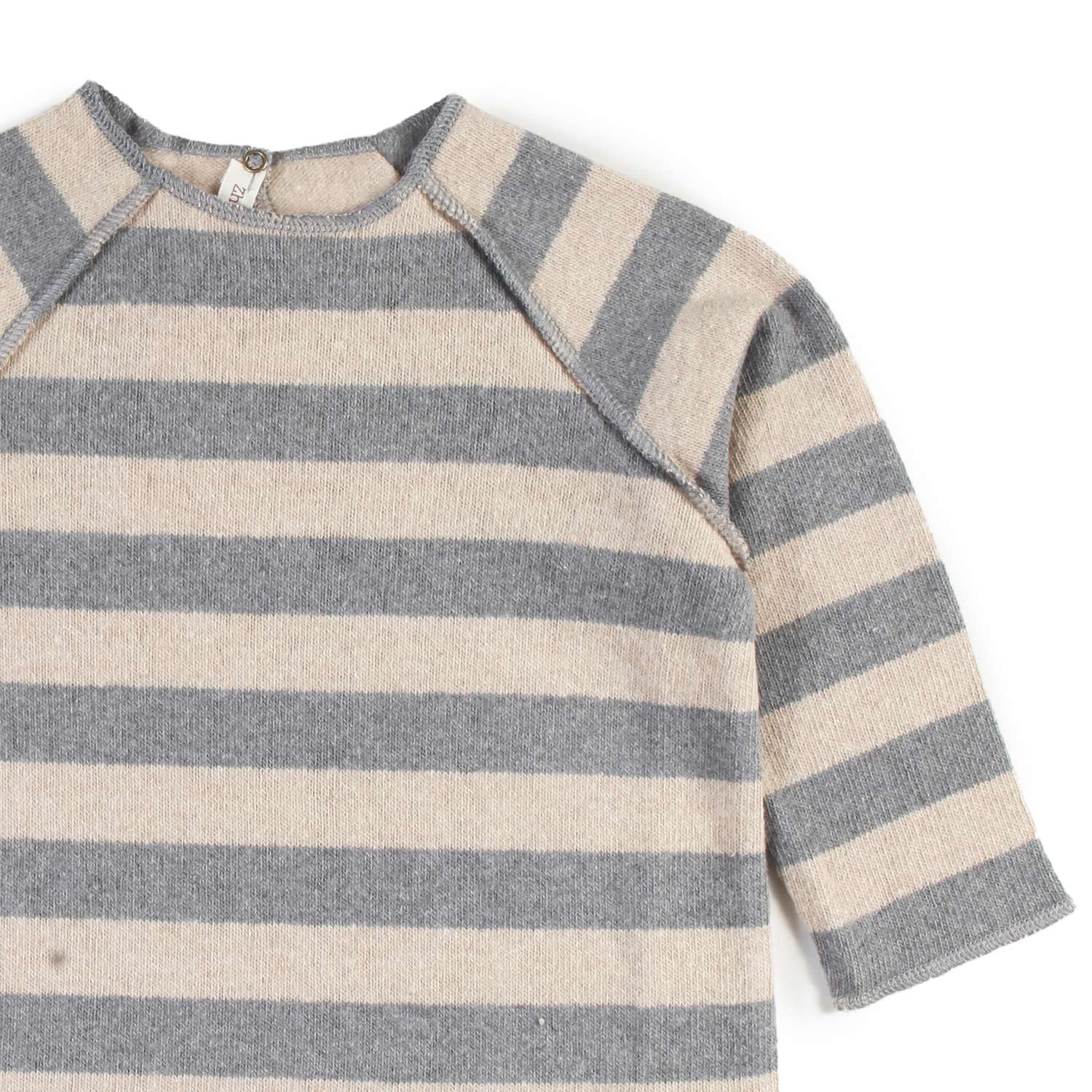 Maglia Zhoe e Tobiah beige e grigia Bimba - annameglio.com abbigliamento moda