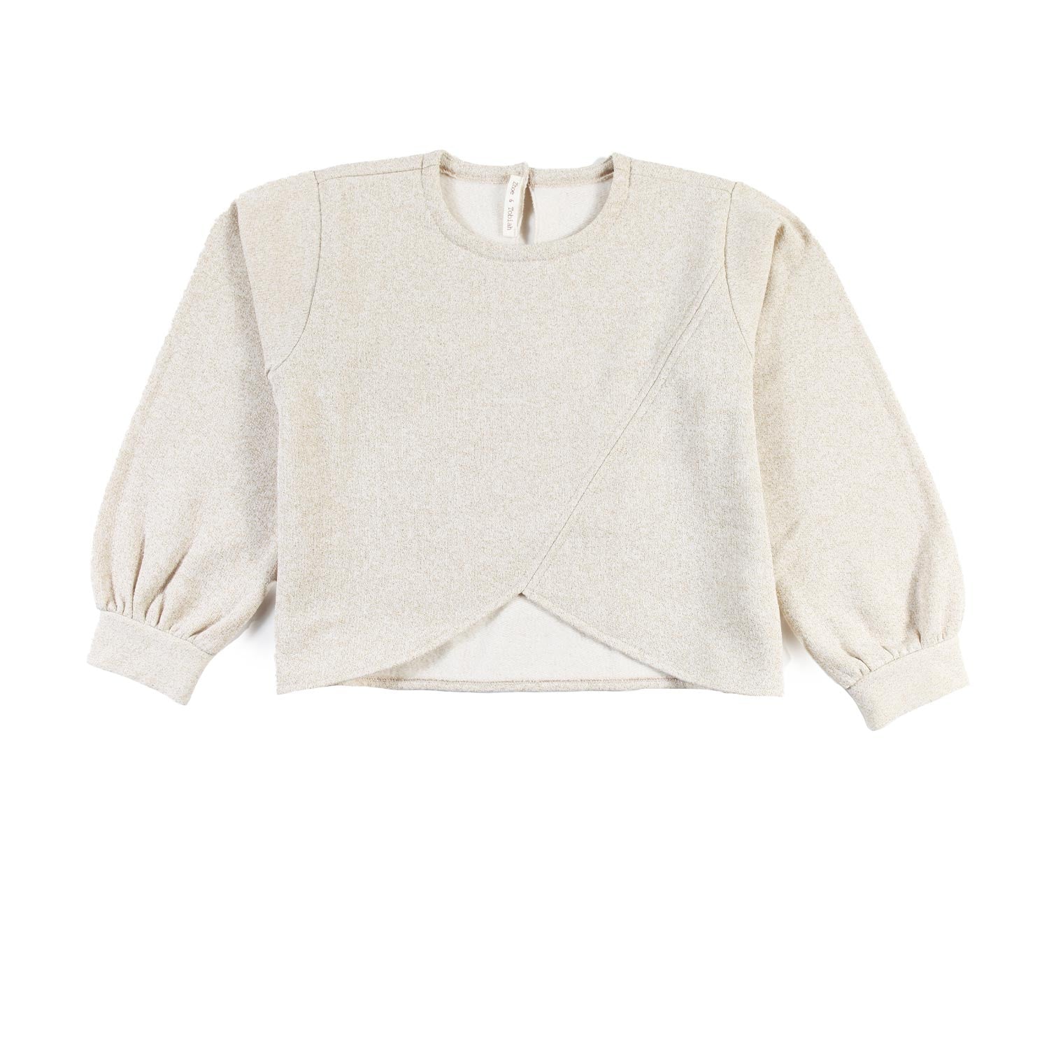 Blusa Zhoe e Tobiah ecru lurex Bambina - annameglio.com abbigliamento moda