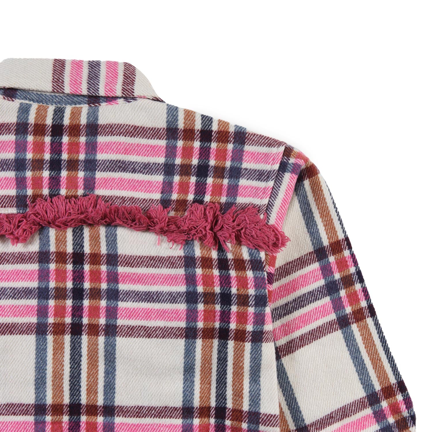 Camicia tartan Zhoe e Tobiah panna e rosa Bambina - annameglio.com abbigliamento moda