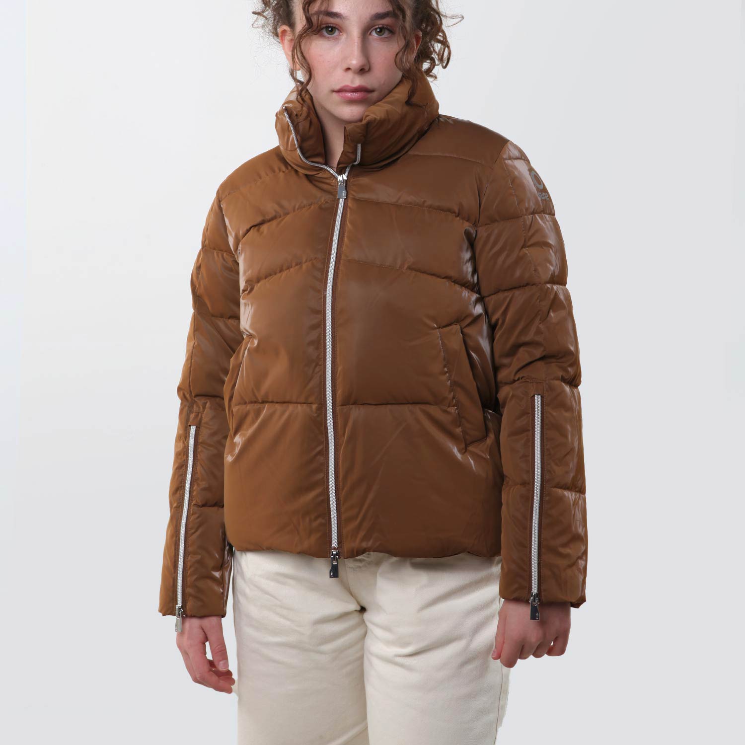 Giubbotto K Crepe Vet marrone Bambina e Ragazza - annameglio.com abbigliamento moda