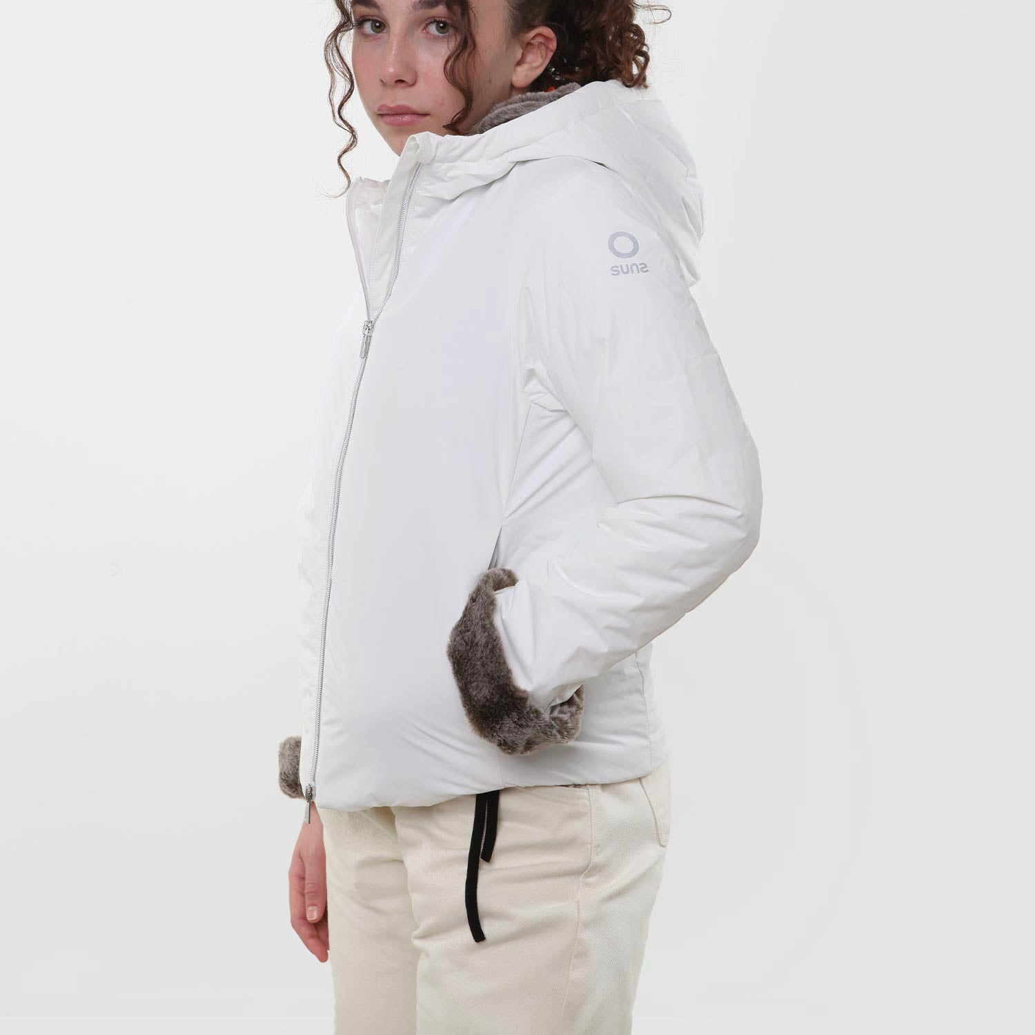 Giubbotto K Roberta Fur bianco Bambina e Ragazza - annameglio.com abbigliamento moda