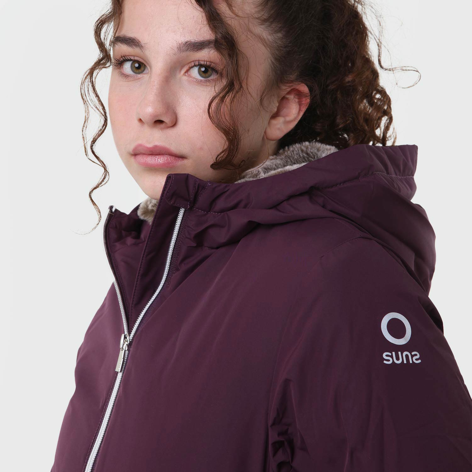 Giubbotto K Roberta Fur viola Bambina e Ragazza - annameglio.com abbigliamento moda