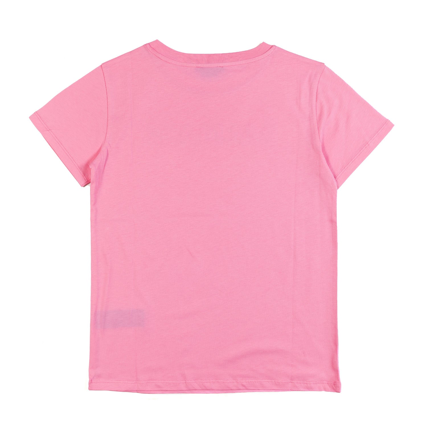 T-SHIRT ROSA CON LOGO ARGENTO BAMBINA E TEENAGER - annameglio.com abbigliamento moda
