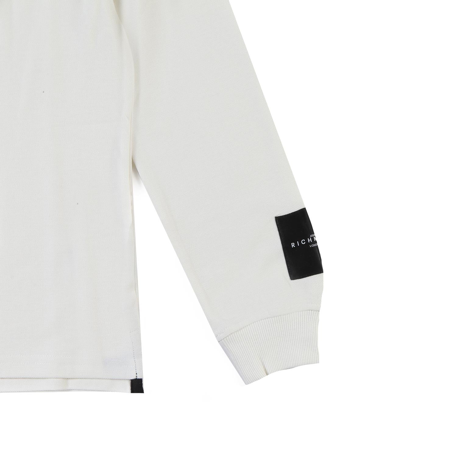 Polo lunga JRK panna con patch logo - annameglio.com abbigliamento moda