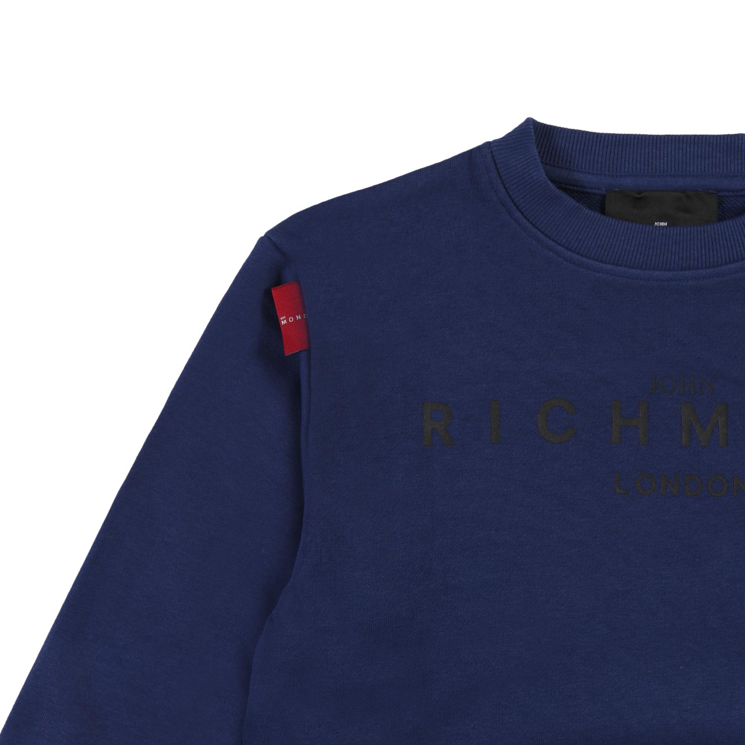 Tuta 2 pezzi John Richmond blu con loghi neri - annameglio.com abbigliamento moda