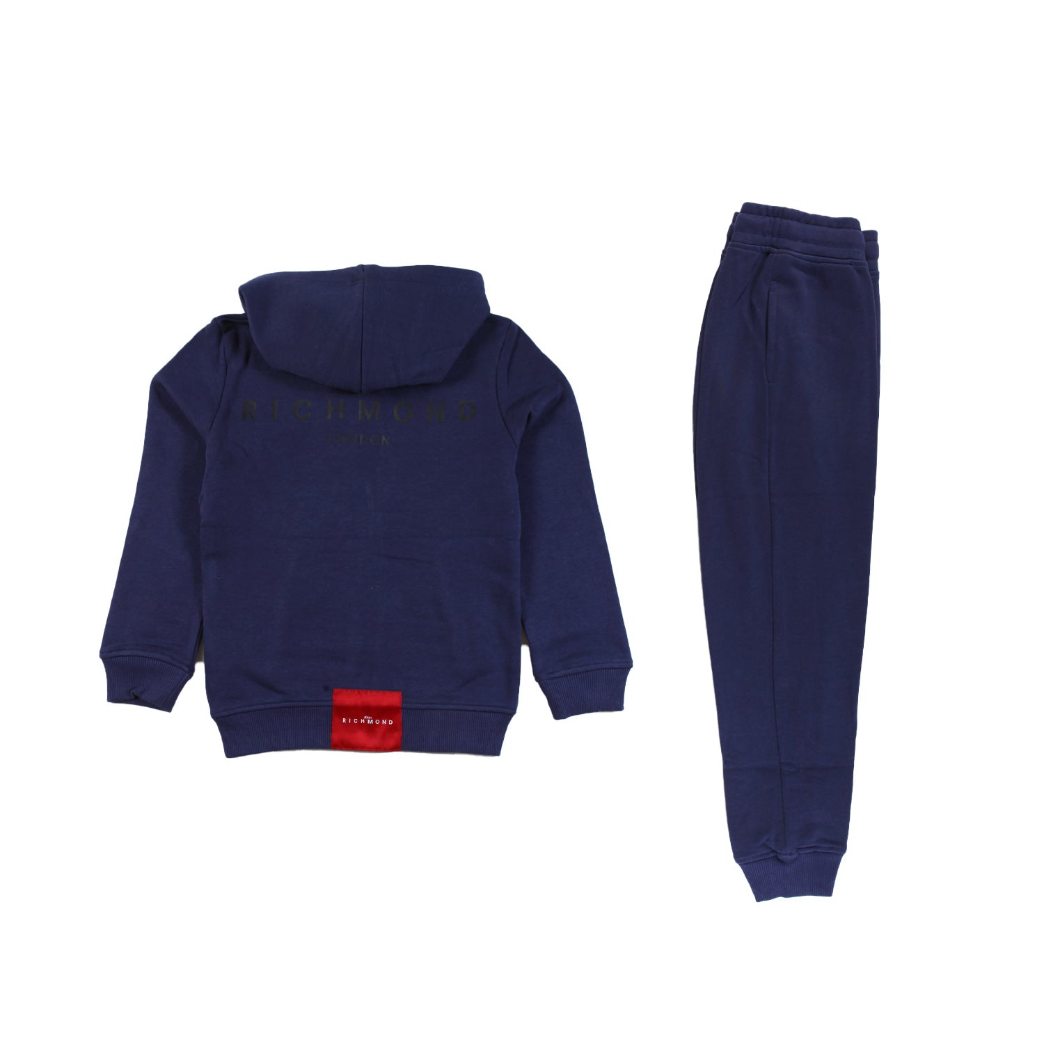 SET FELPA BLU E PANTALONE CON LOGO - annameglio.com abbigliamento moda