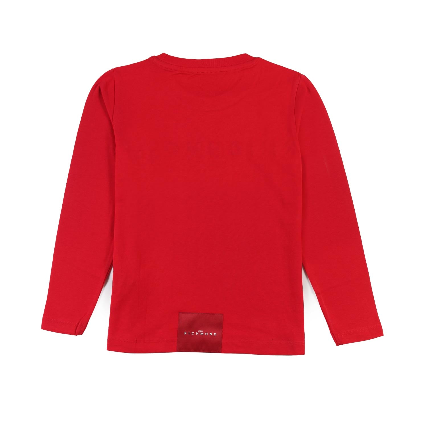 T-shirt lunga JRK rossa con logo nero - annameglio.com abbigliamento moda