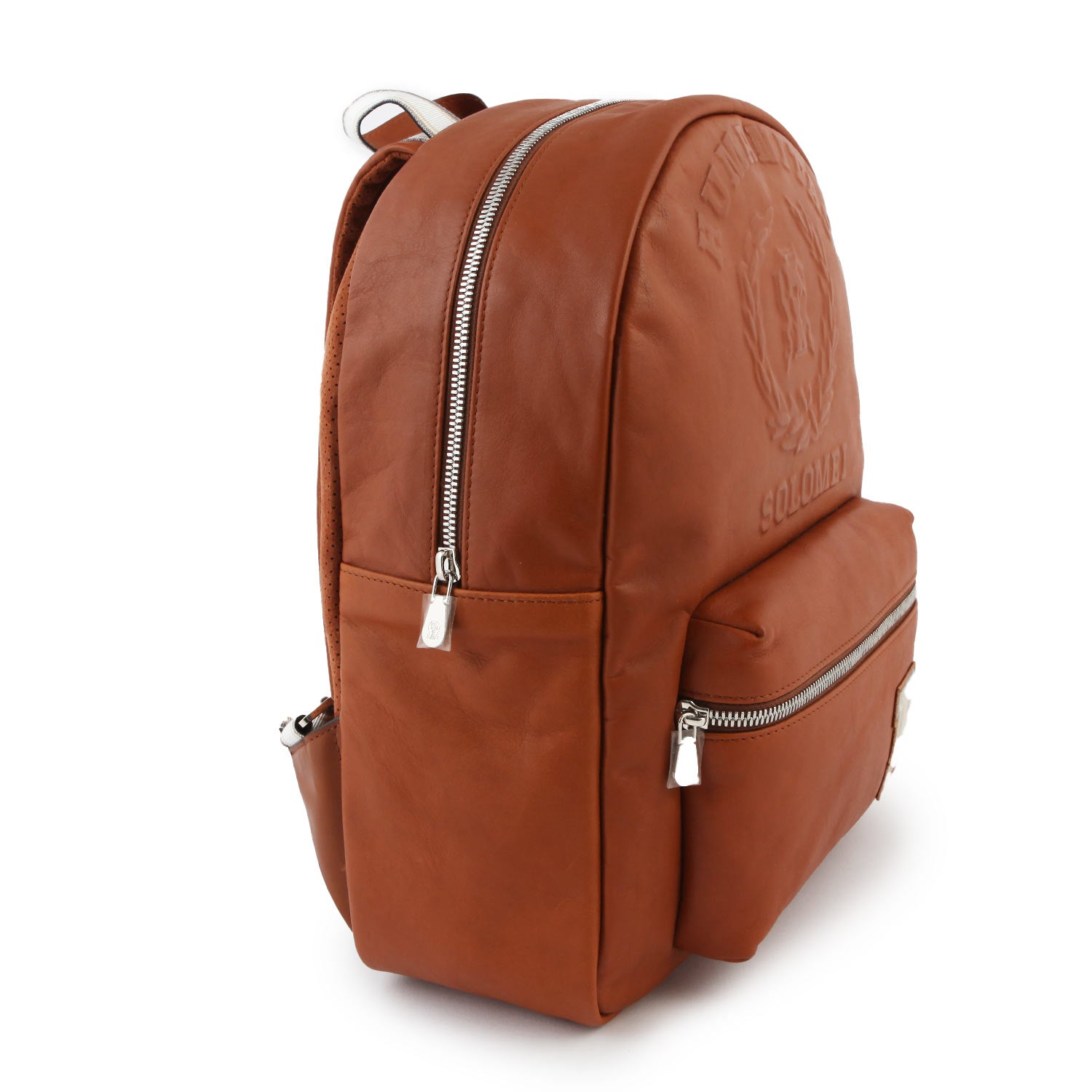 Zaino di pelle marrone tawny Brunello Cucinelli - annameglio.com abbigliamento moda