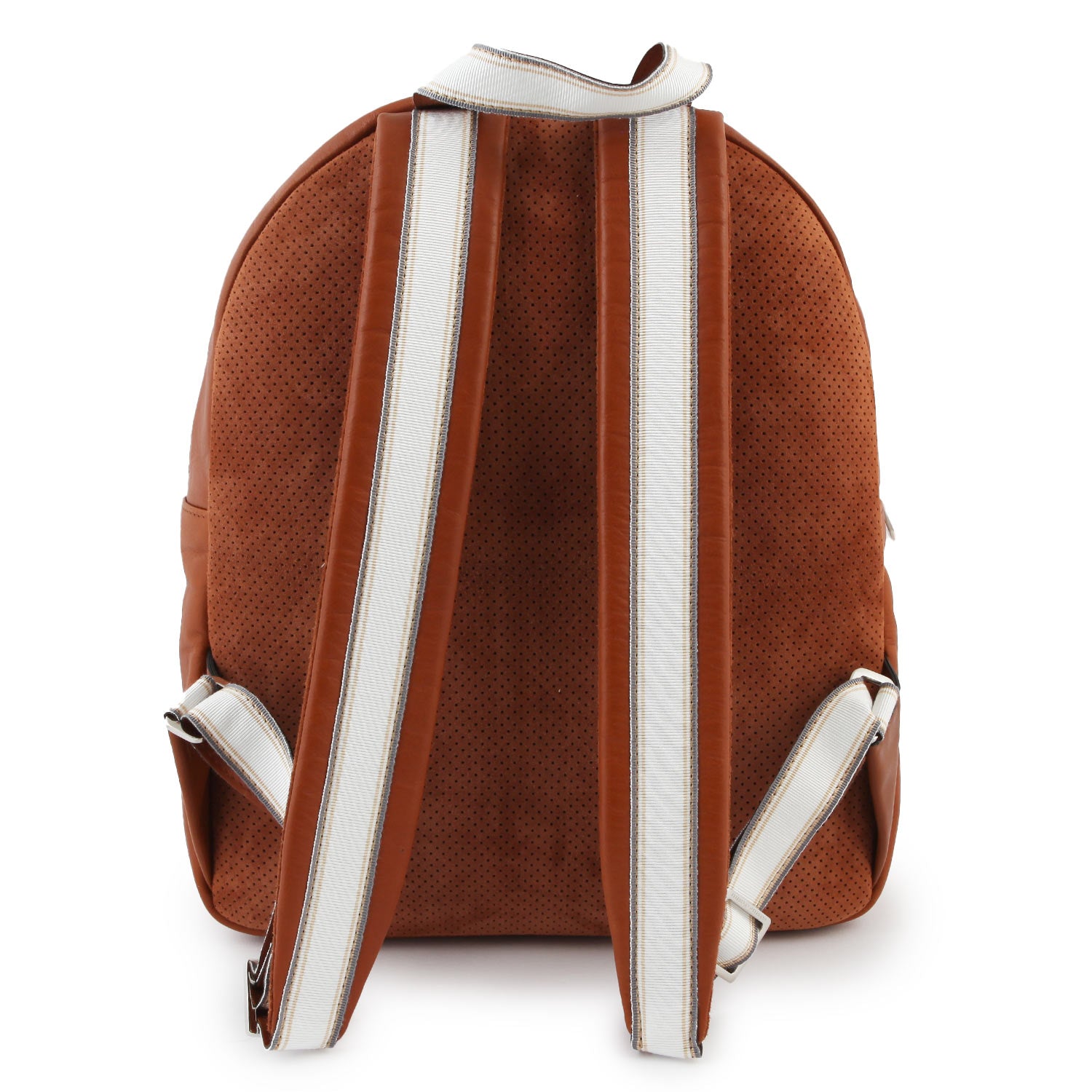 Zaino di pelle marrone tawny Brunello Cucinelli - annameglio.com abbigliamento moda