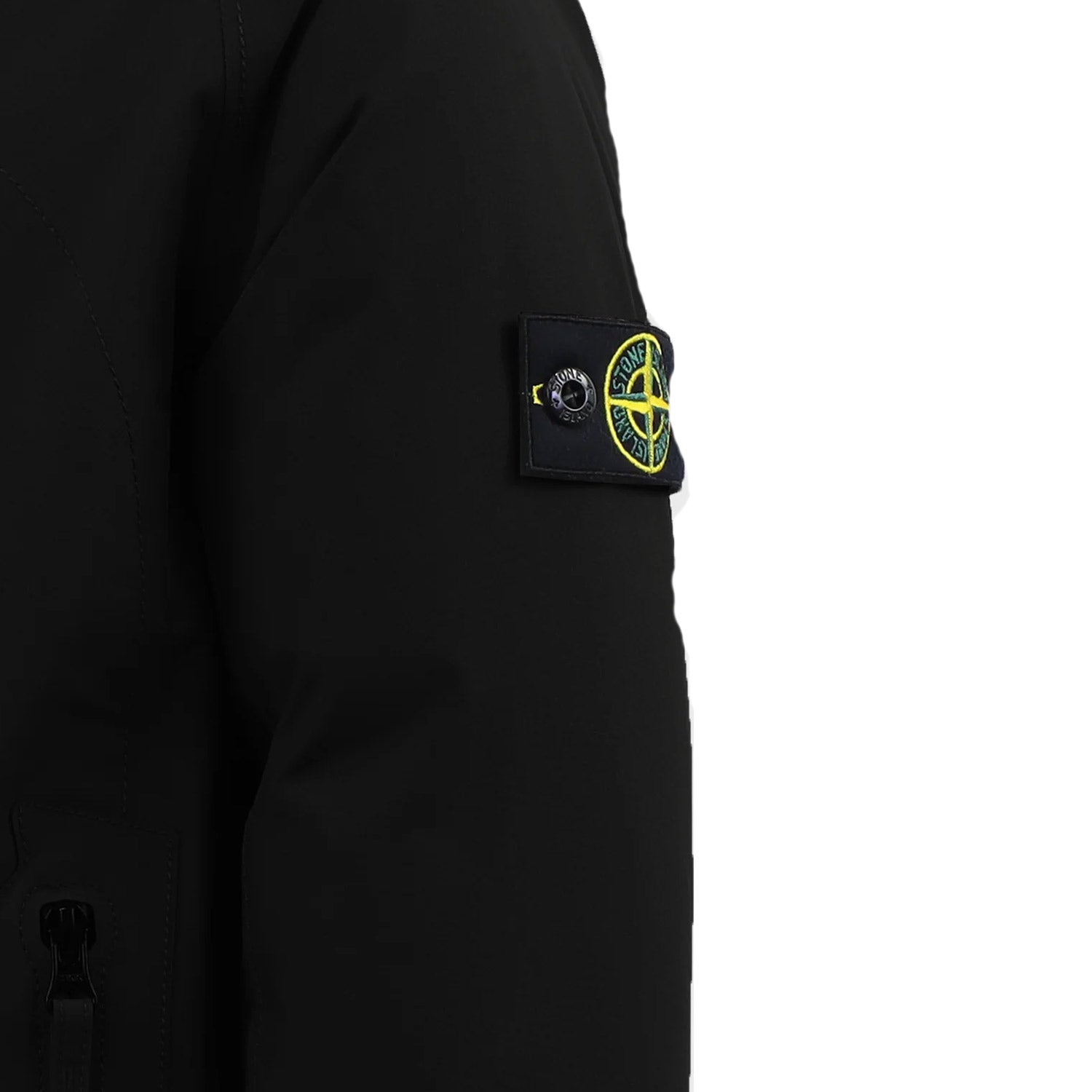 Giaccone piumino soft shell Stone Island nero - annameglio.com abbigliamento moda