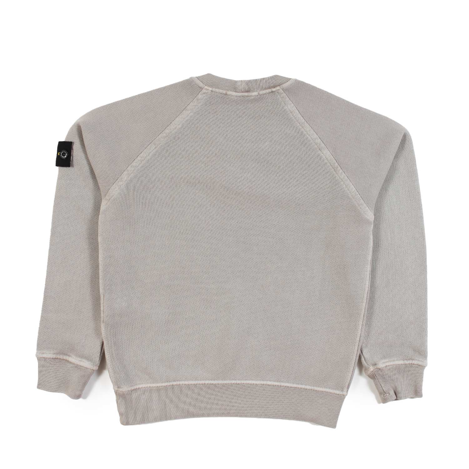 Felpa Stone Island beige con patch Compass - annameglio.com abbigliamento moda