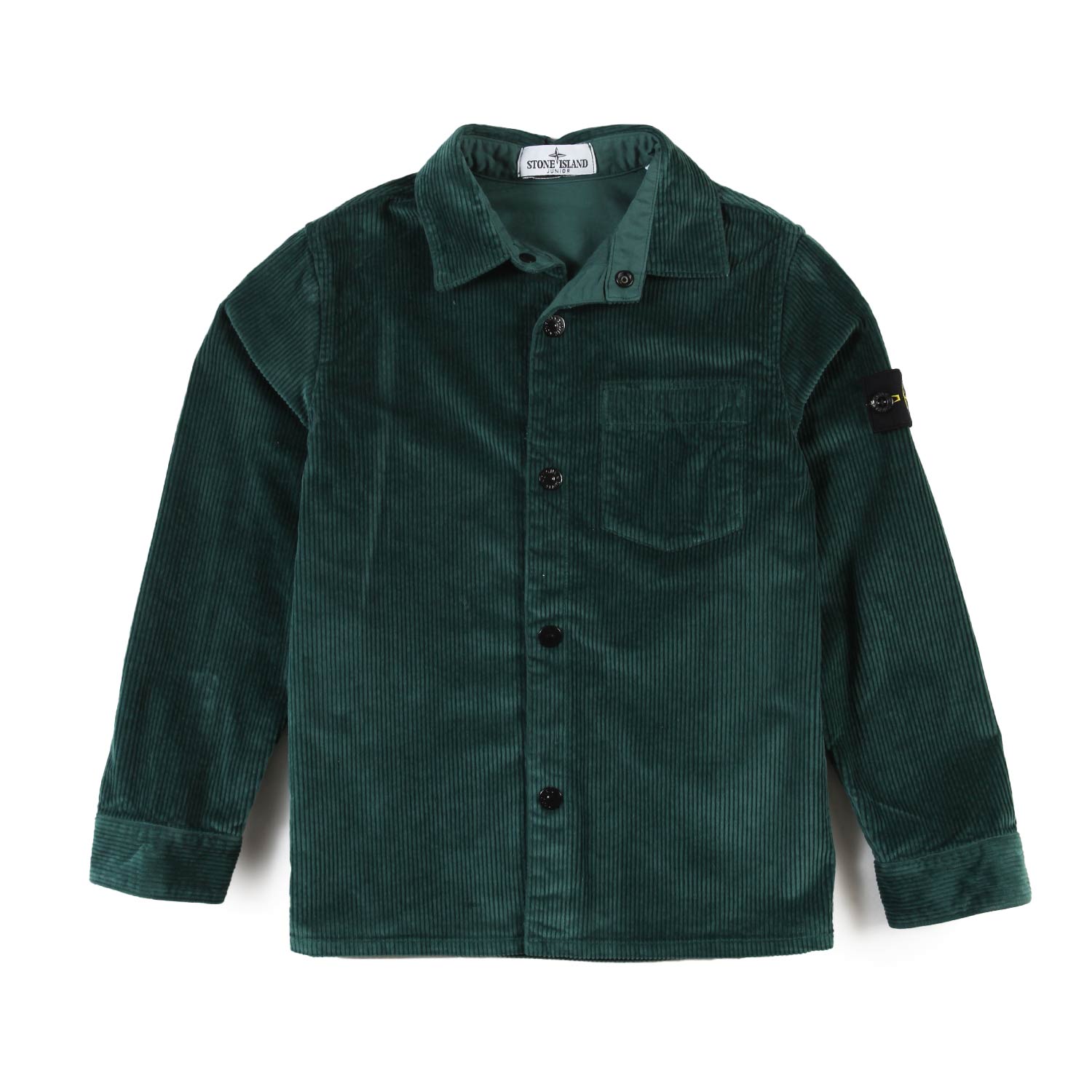 Giacca camicia corduroy Stone Island verde - annameglio.com abbigliamento moda