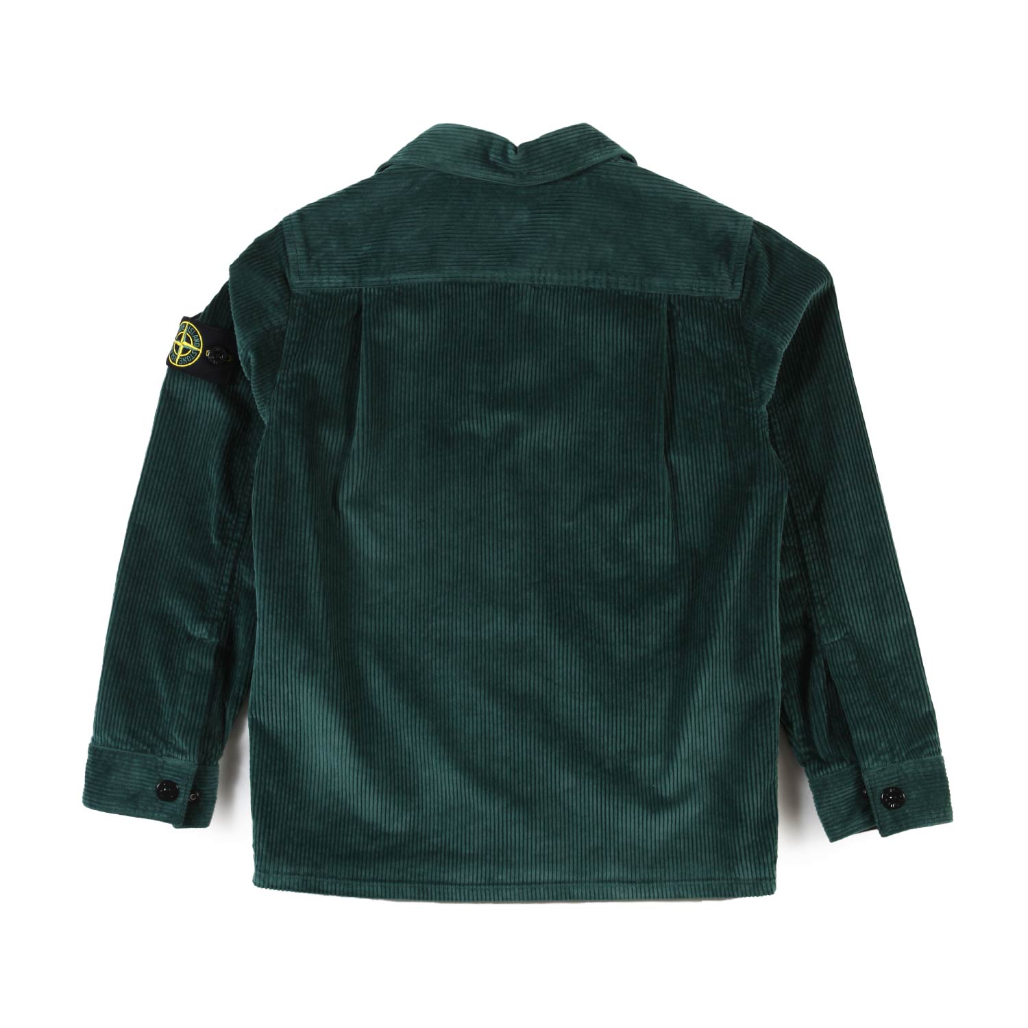 Giacca camicia corduroy Stone Island verde - annameglio.com abbigliamento moda
