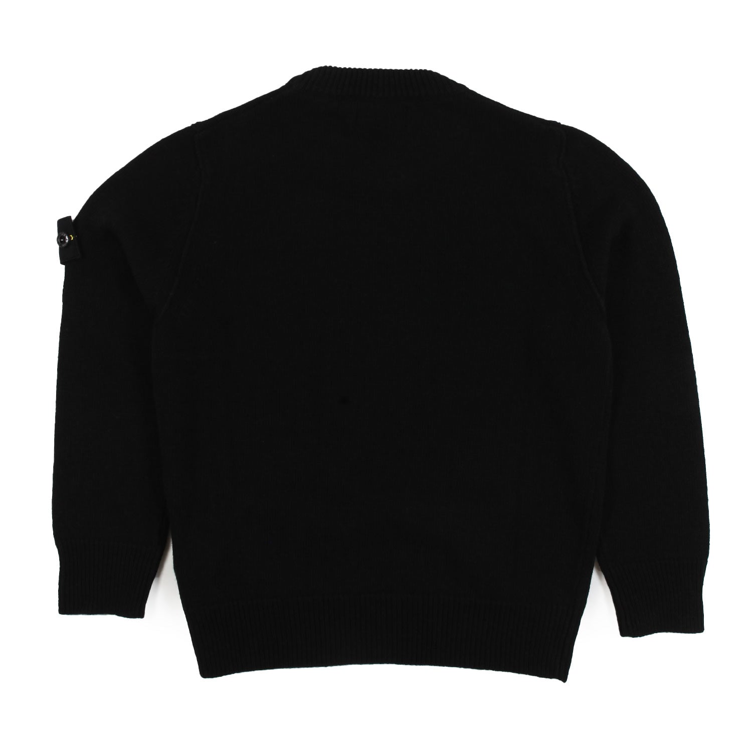 Maglione Stone Island nero con patch Compass - annameglio.com abbigliamento moda