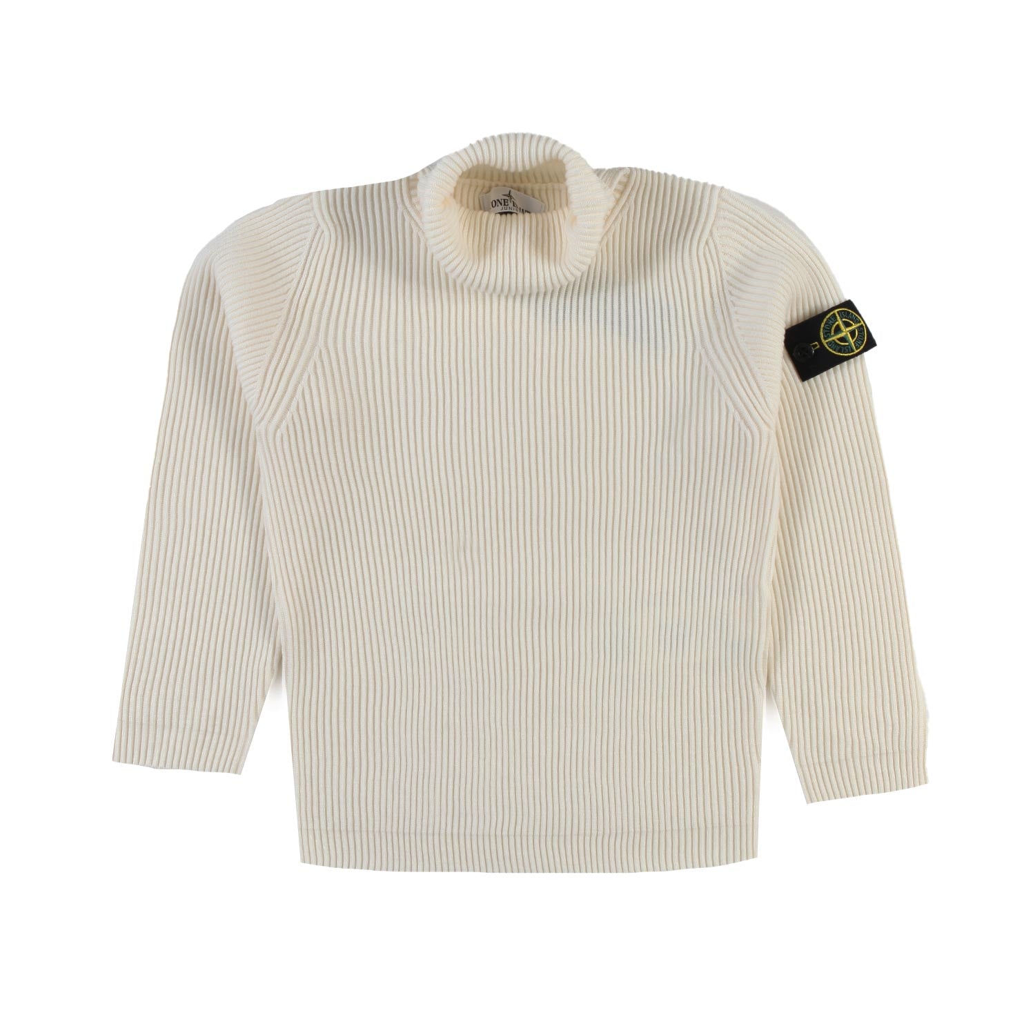 Dolcevita lana Stone Island panna a coste - annameglio.com abbigliamento moda