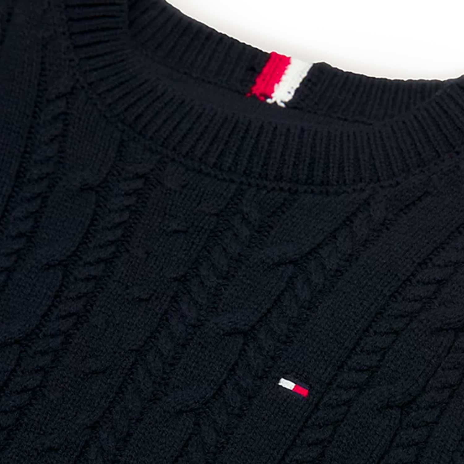 PULLOVER BLU A MAGLIA INTRECCIATA - annameglio.com abbigliamento moda