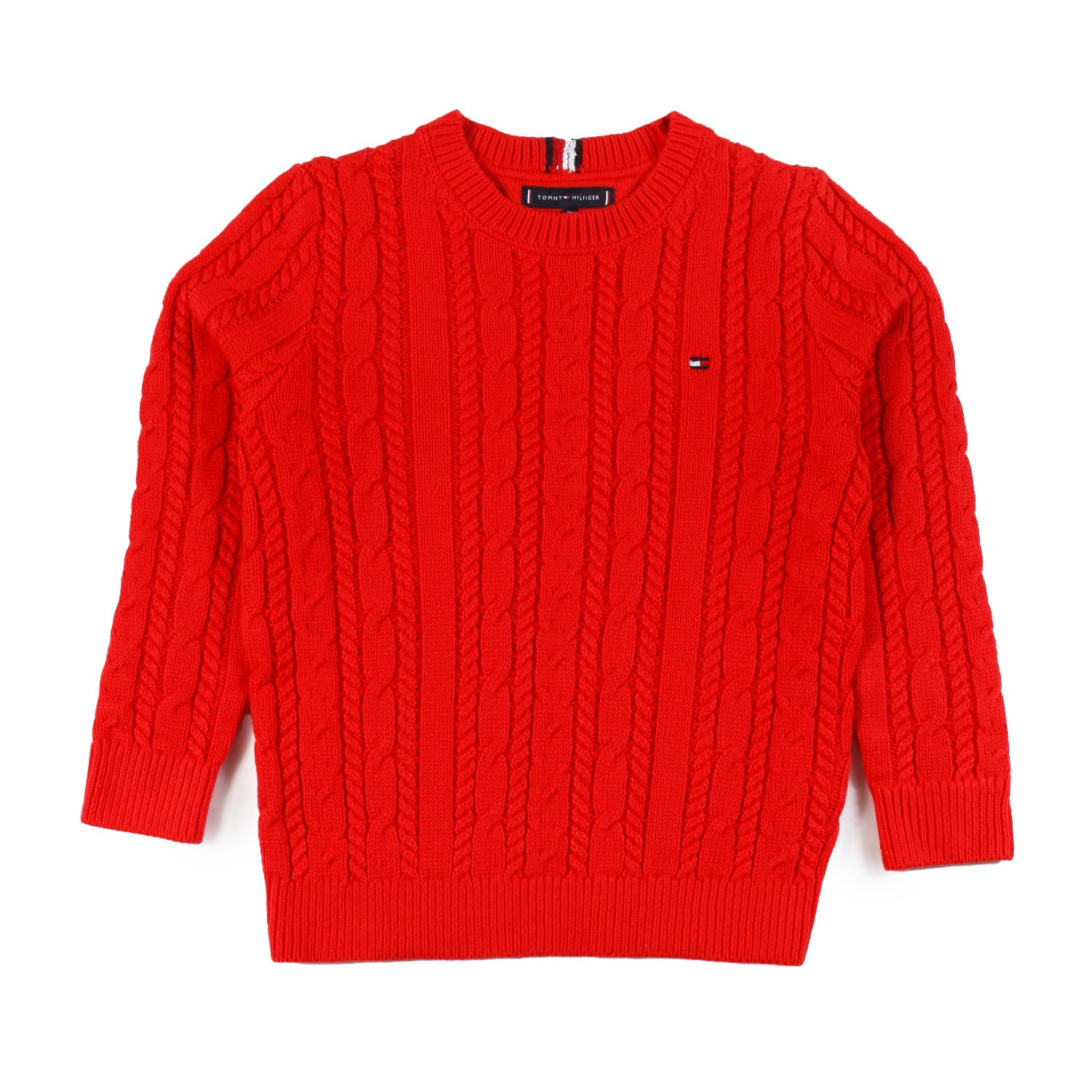 PULLOVER ROSSO A MAGLIA INTRECCIATA - annameglio.com abbigliamento moda