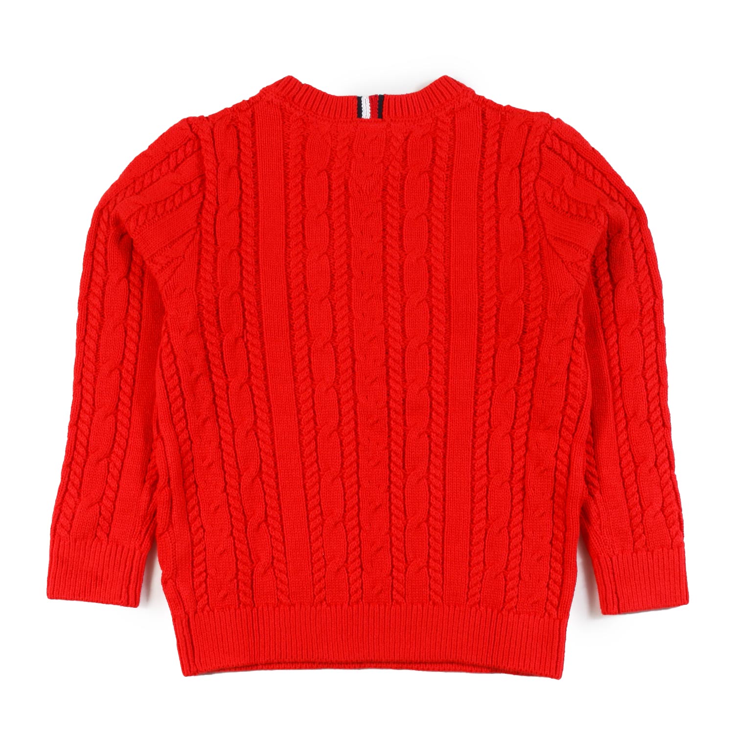 PULLOVER ROSSO A MAGLIA INTRECCIATA - annameglio.com abbigliamento moda