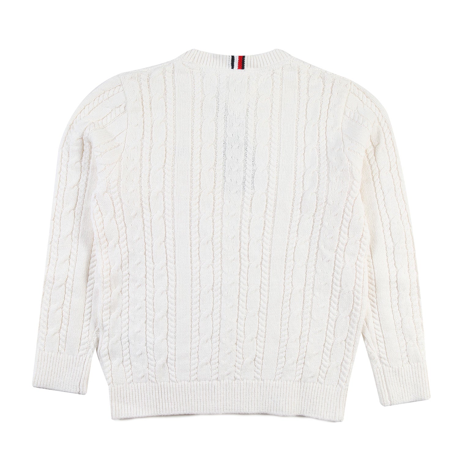 Maglione bianco intrecciato TOMMY HILFIGER - annameglio.com abbigliamento moda