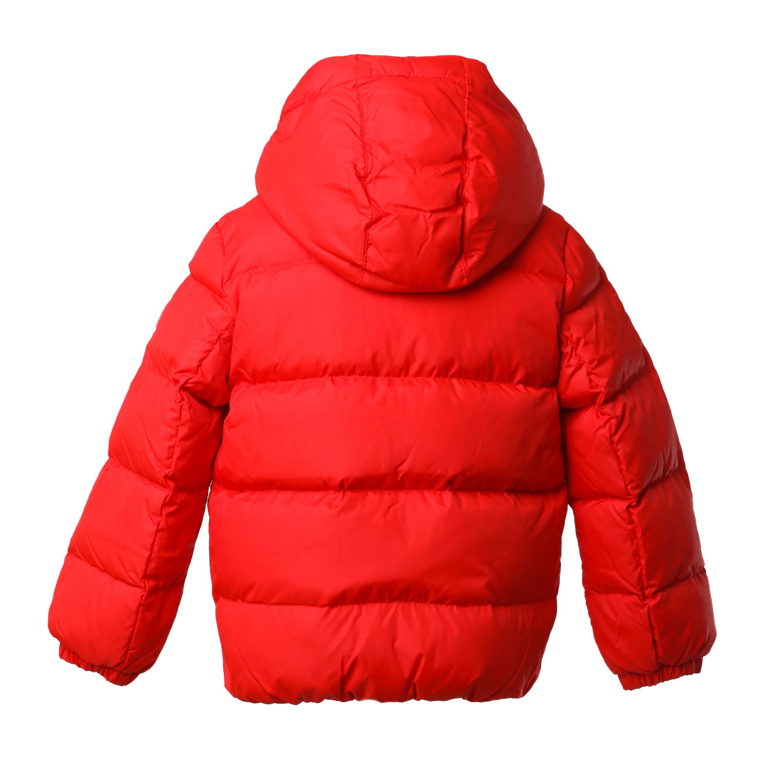 GIUBBINO ROSSO IMBOTTITO ESSENTIAL CON CAPPUCCIO - annameglio.com abbigliamento moda