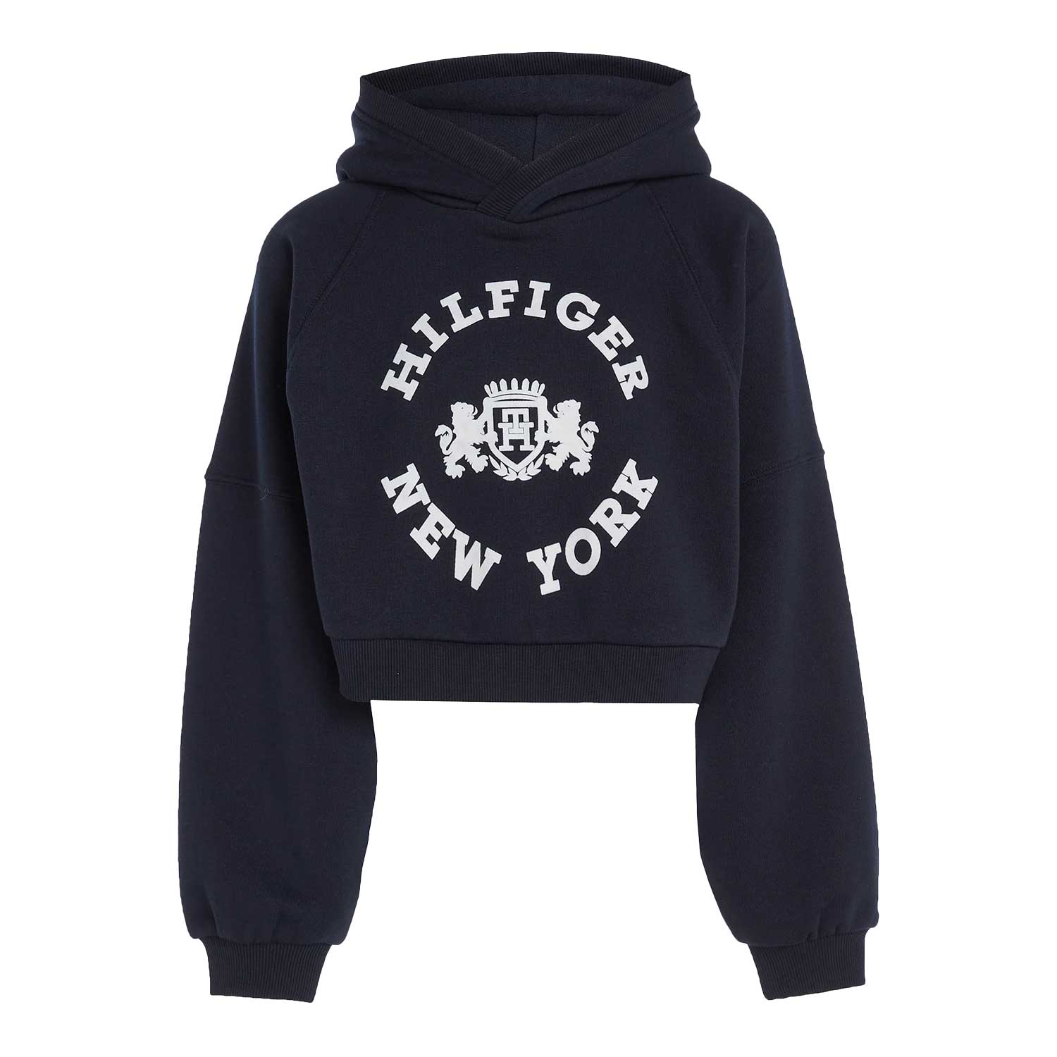 Felpa Blu "Crest Hoodie" - annameglio.com abbigliamento moda