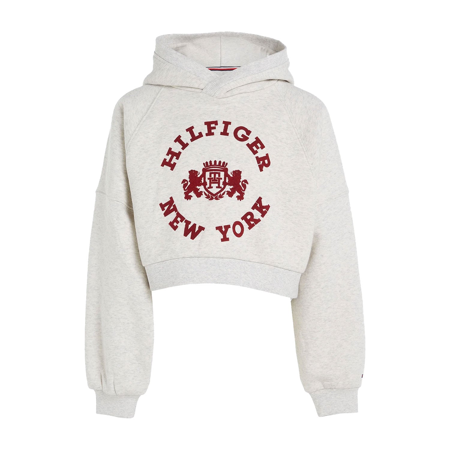 Felpa grigia Crest Hoodie - annameglio.com abbigliamento moda