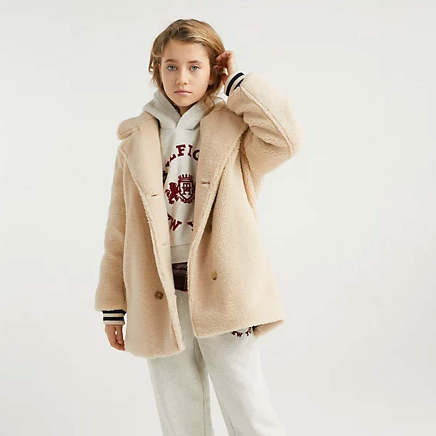 CABAN DOPPIOPETTO RELAXED FIT IN SHERPA - annameglio.com abbigliamento moda